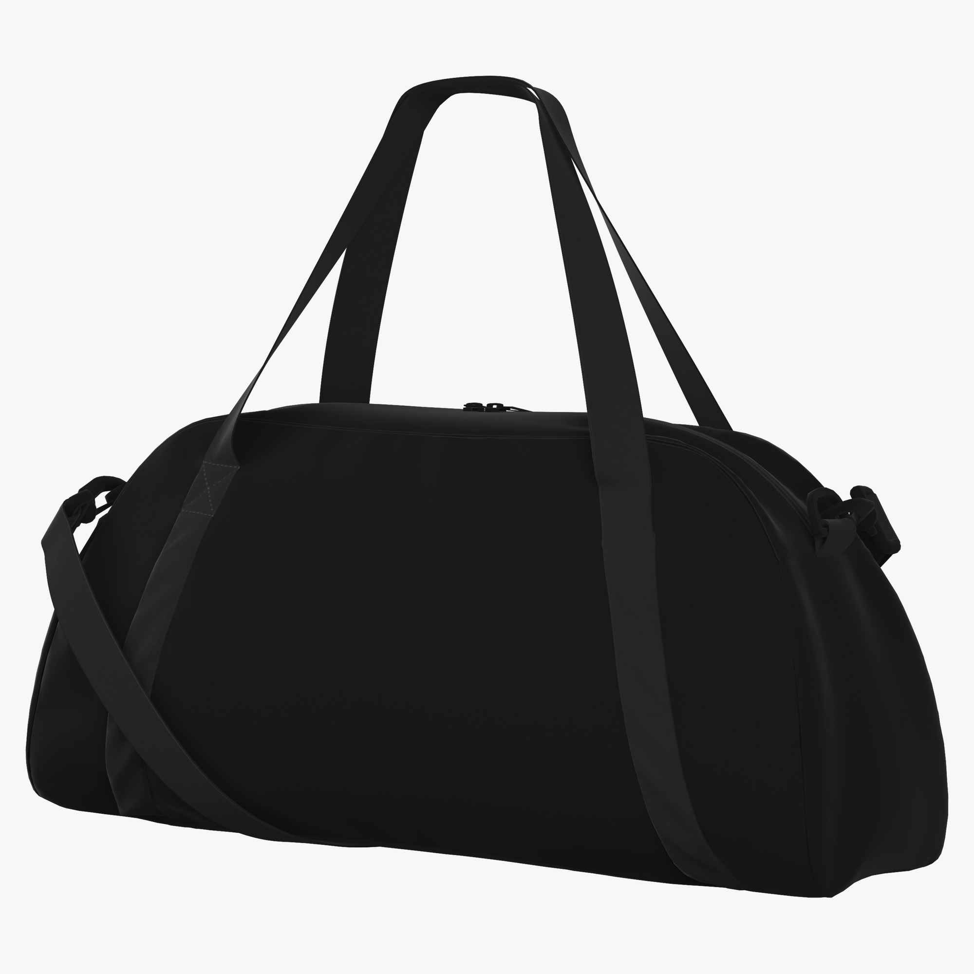 NIKE NK GYM CLUB BAG - SP26 BLACK/BLACK/WHITE – Bild 2