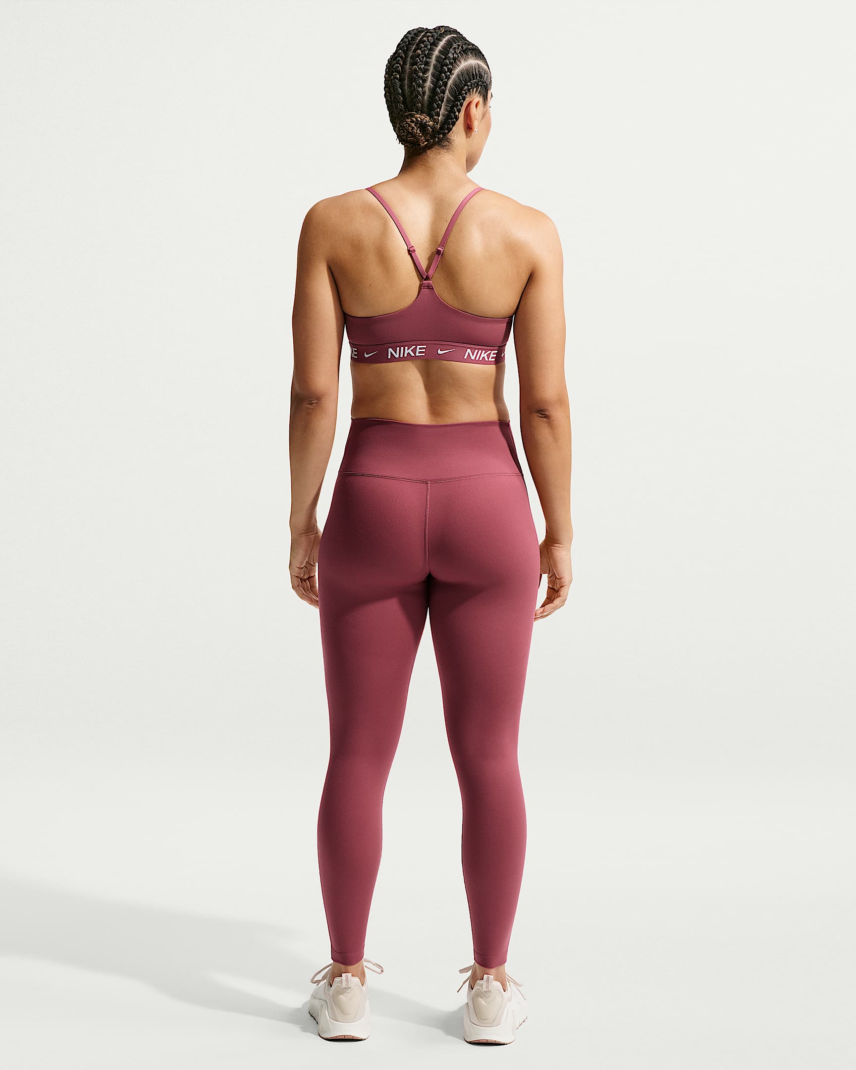 NIKE W NK DF INDY LGT SPT BRA PINK SMOKE – Bild 5