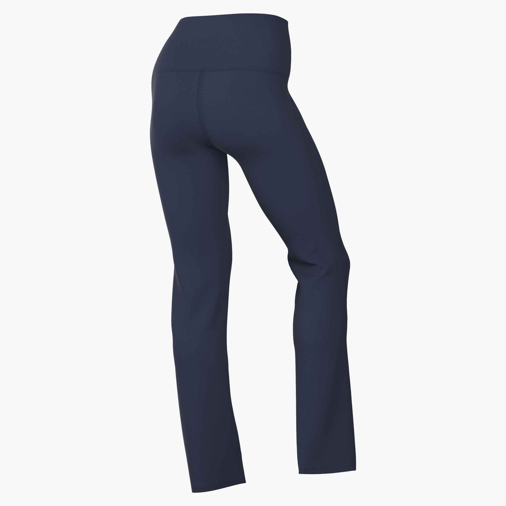 NIKE W NK ONE DF HR TGHT FLRE USEAM MIDNIGHT NAVY/WHITE – Bild 4