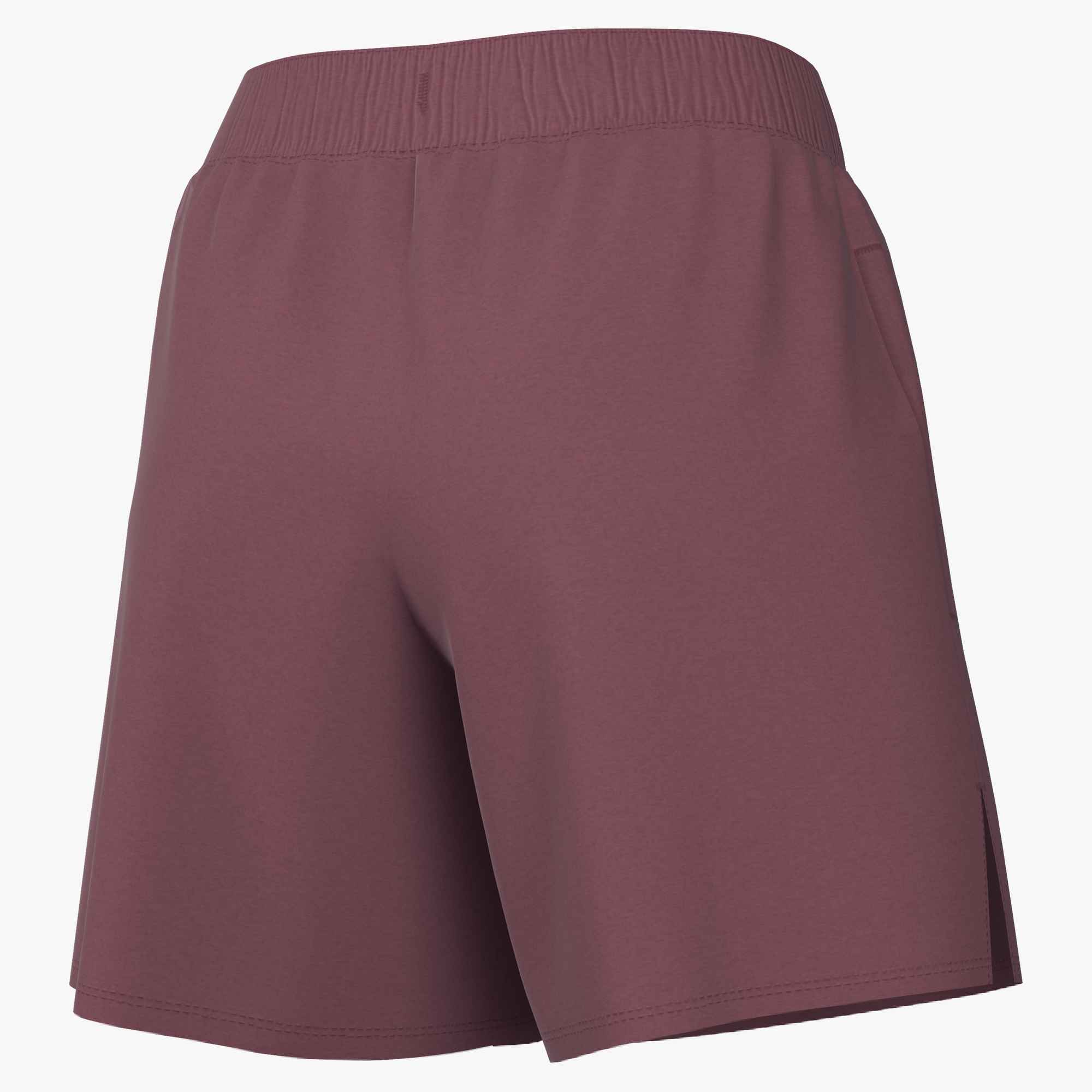NIKE W NK STDO FLC MW MR STD 4 SHRT PINK SMOKE/SAIL – Bild 2