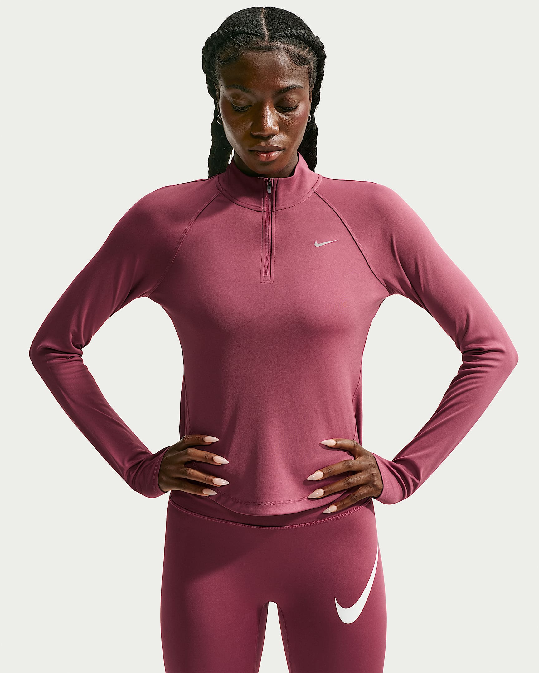 NIKE W NK TEMPO DF HZ TP PINK SMOKE/REFLECTIVE SILV