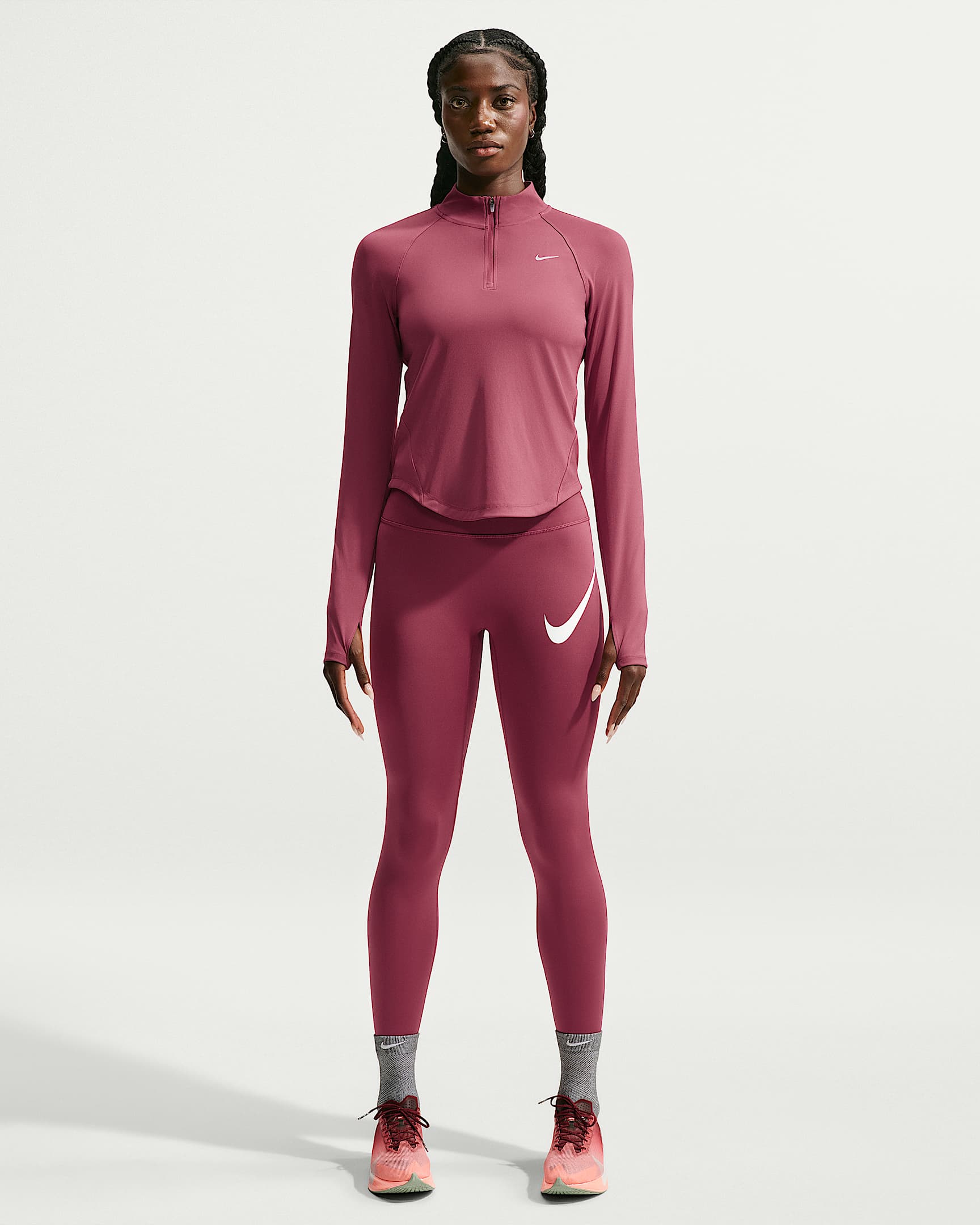 NIKE W NK TEMPO DF HZ TP PINK SMOKE/REFLECTIVE SILV – Bild 4
