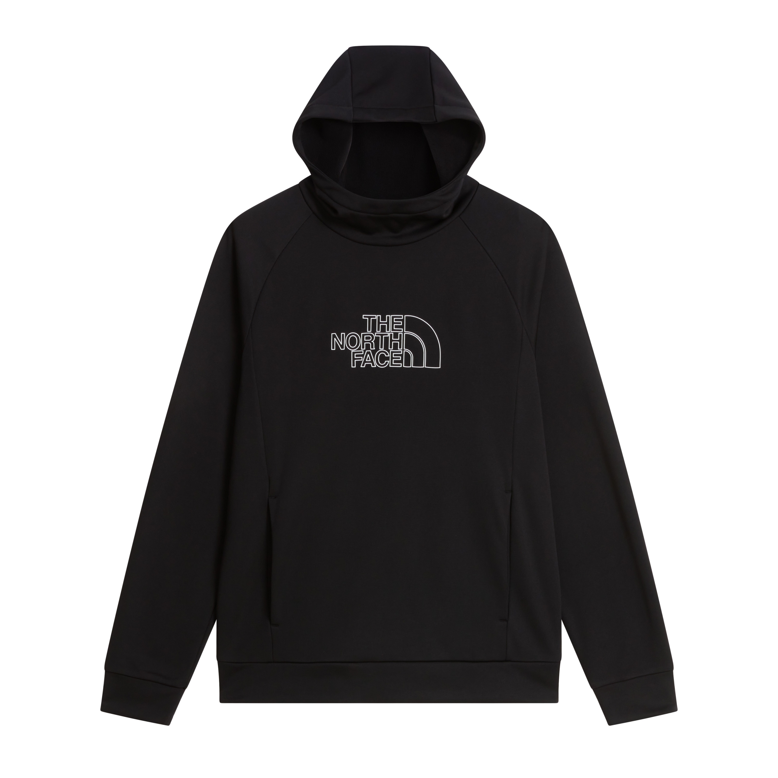 THE NORTH FACE M REAXION 2.0 HOODED SWEATER-G TNF BLACK DARK HEATHER