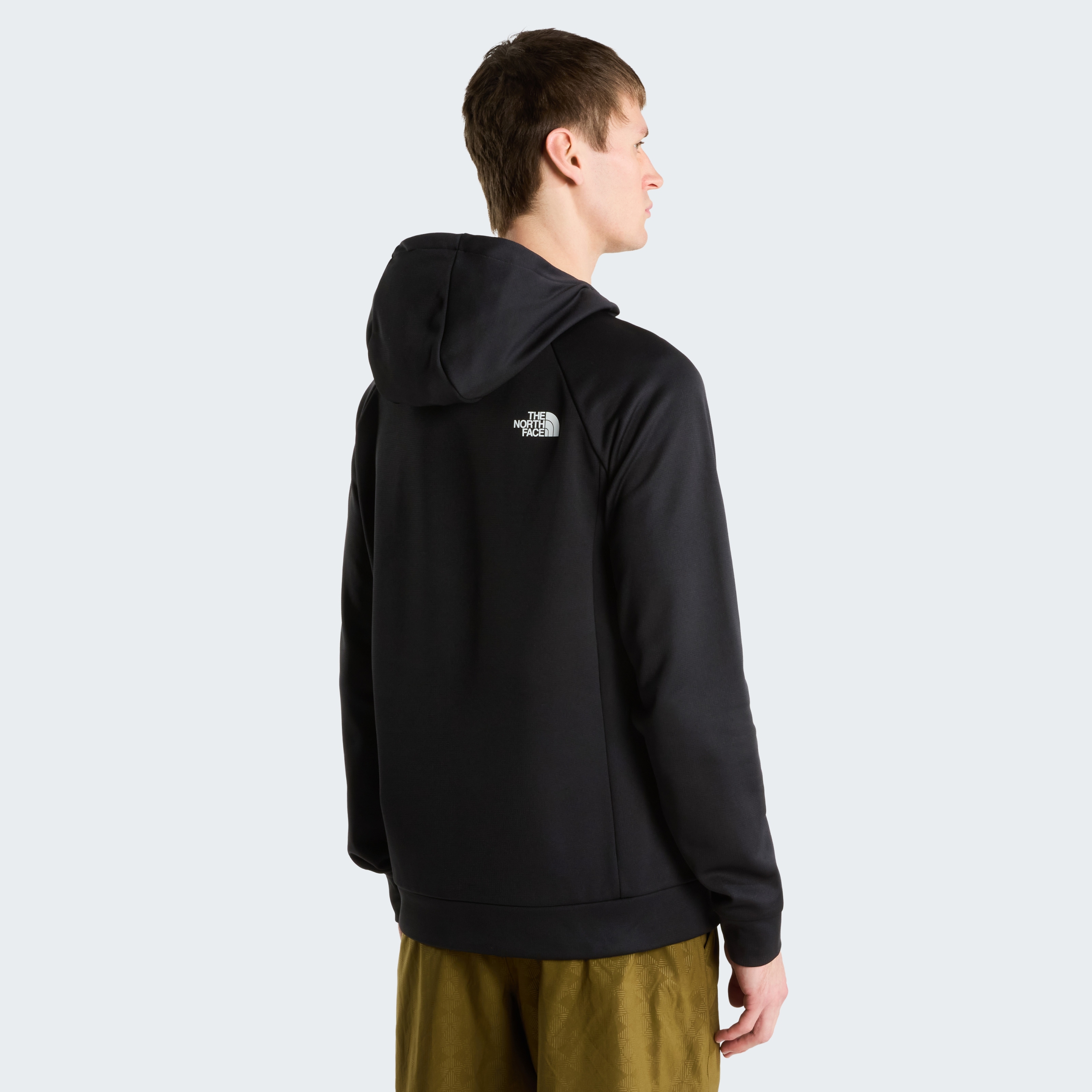 THE NORTH FACE M REAXION 2.0 HOODED SWEATER-G TNF BLACK DARK HEATHER – Bild 5