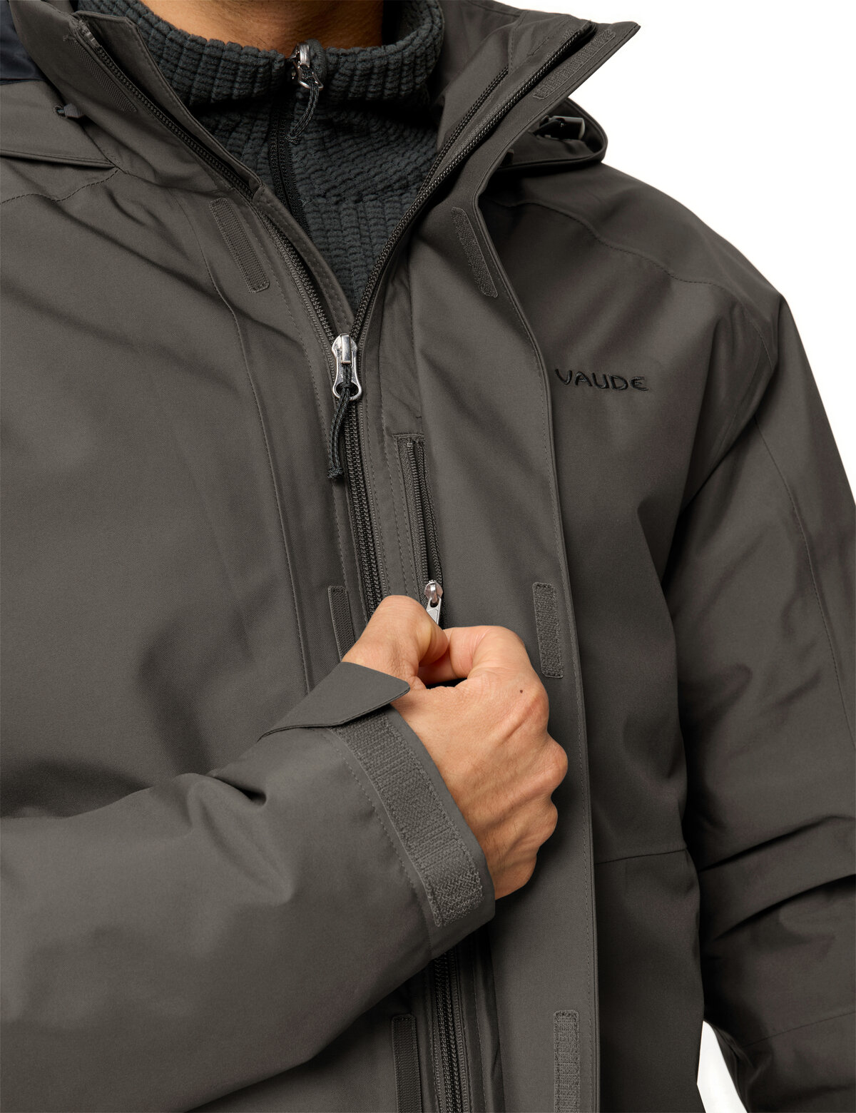 VAUDE Me Idris 3in1 Parka IV DEER BROWN – Bild 4