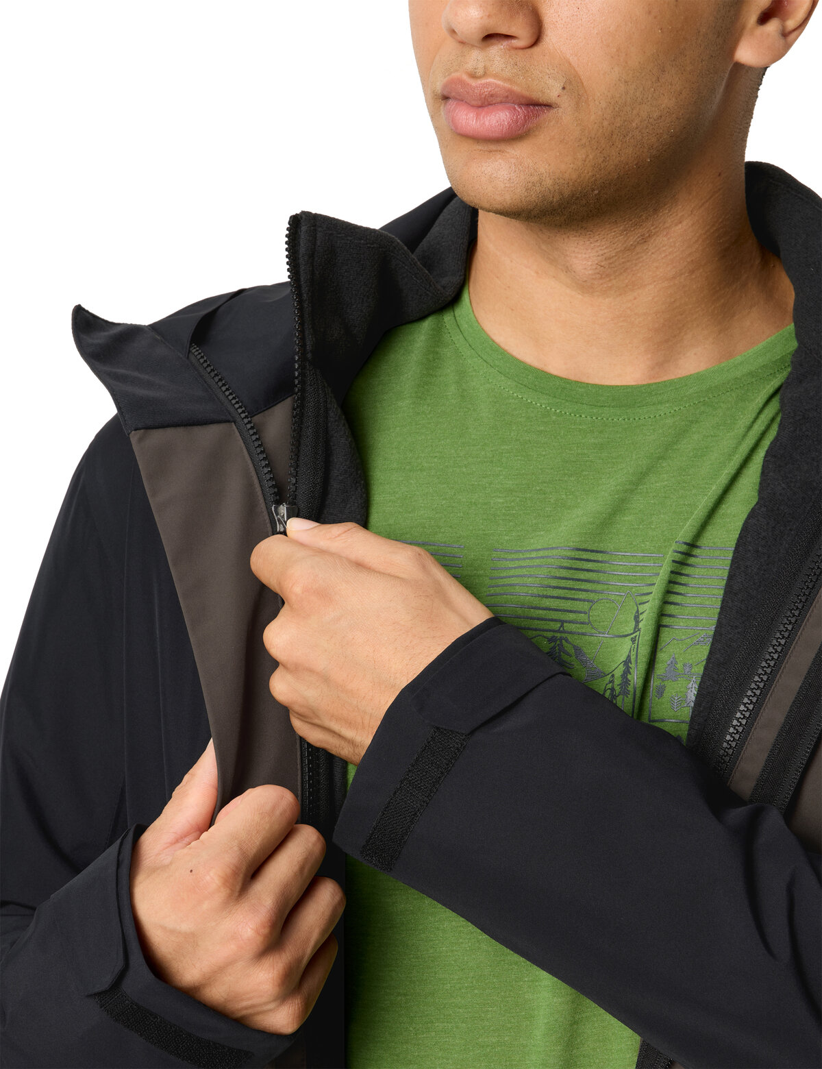 VAUDE Me Rosemoor 3in1 Jacket DEER BROWN – Bild 4