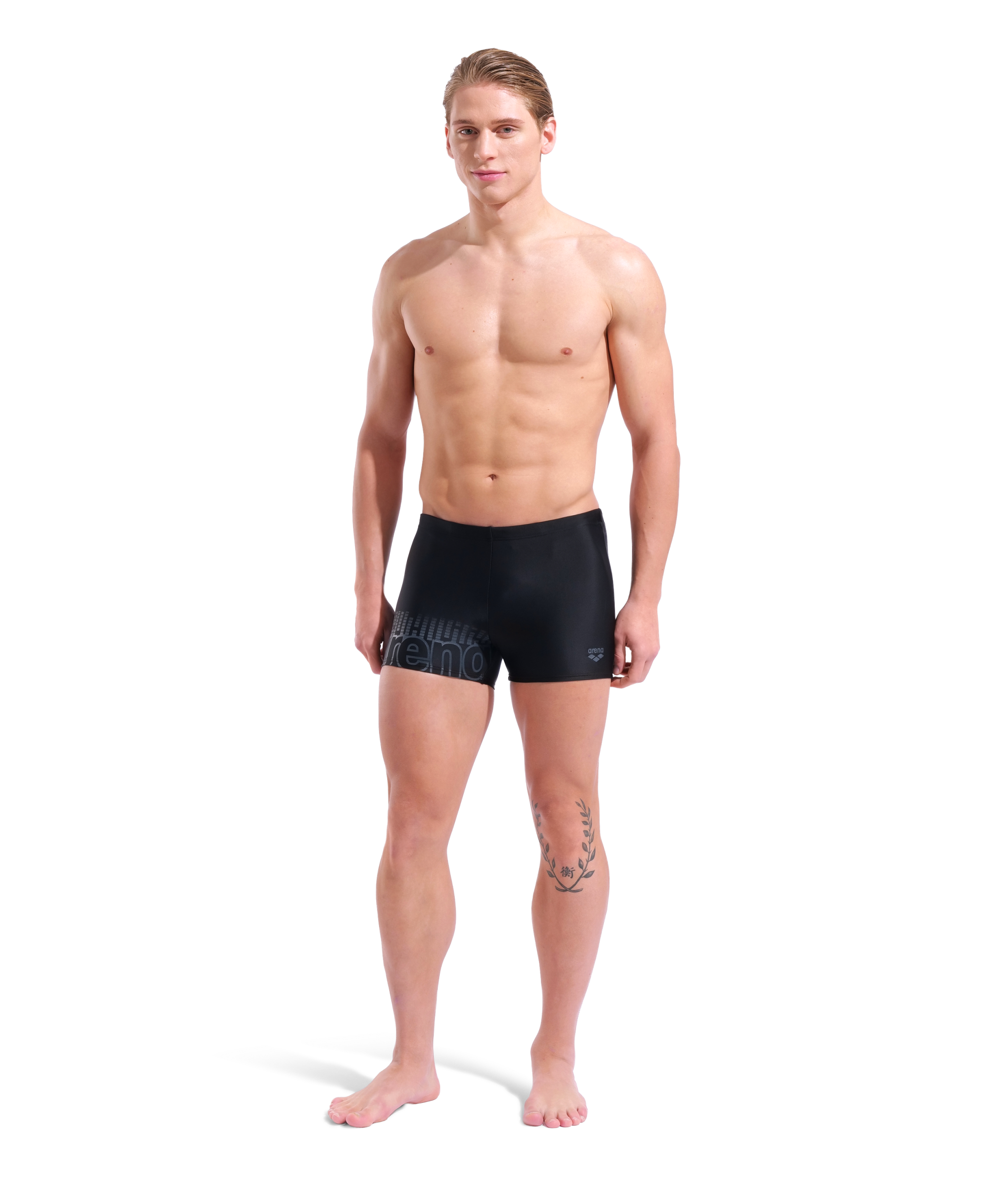 ARENA M ARENA PLAYFUL SWIM SHORT BLACK-ASPHALT – Bild 3