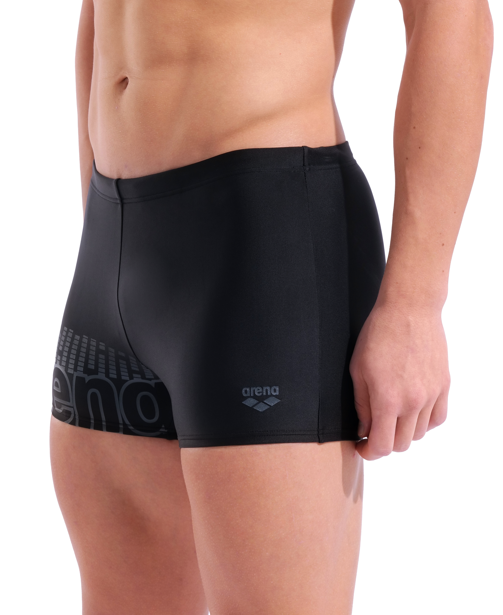 ARENA M ARENA PLAYFUL SWIM SHORT BLACK-ASPHALT – Bild 4
