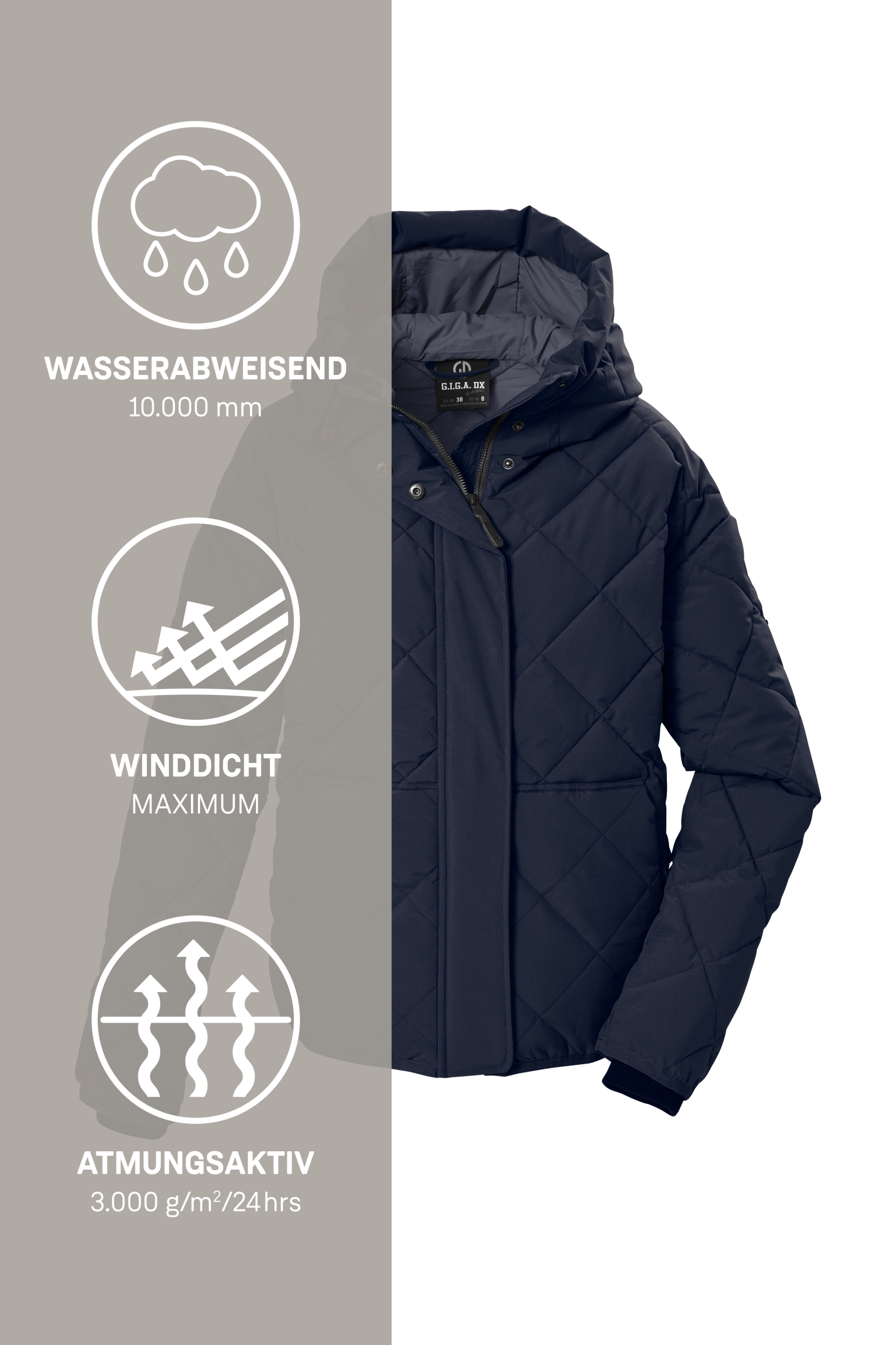 G.I.G.A. DX GW 27 WMN QLTD JCKT DUNKELNAVY – Bild 6