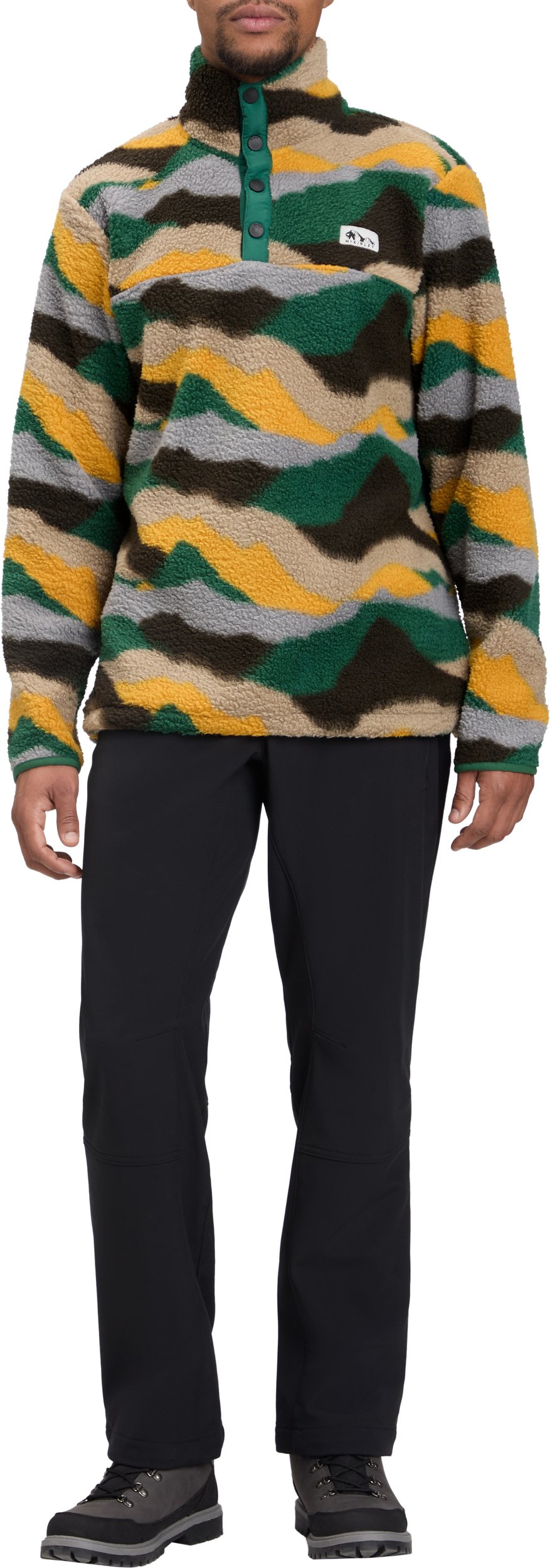 McKINLEY He.-Pullover Farrah HS M AOP/GREEN DARK – Bild 2