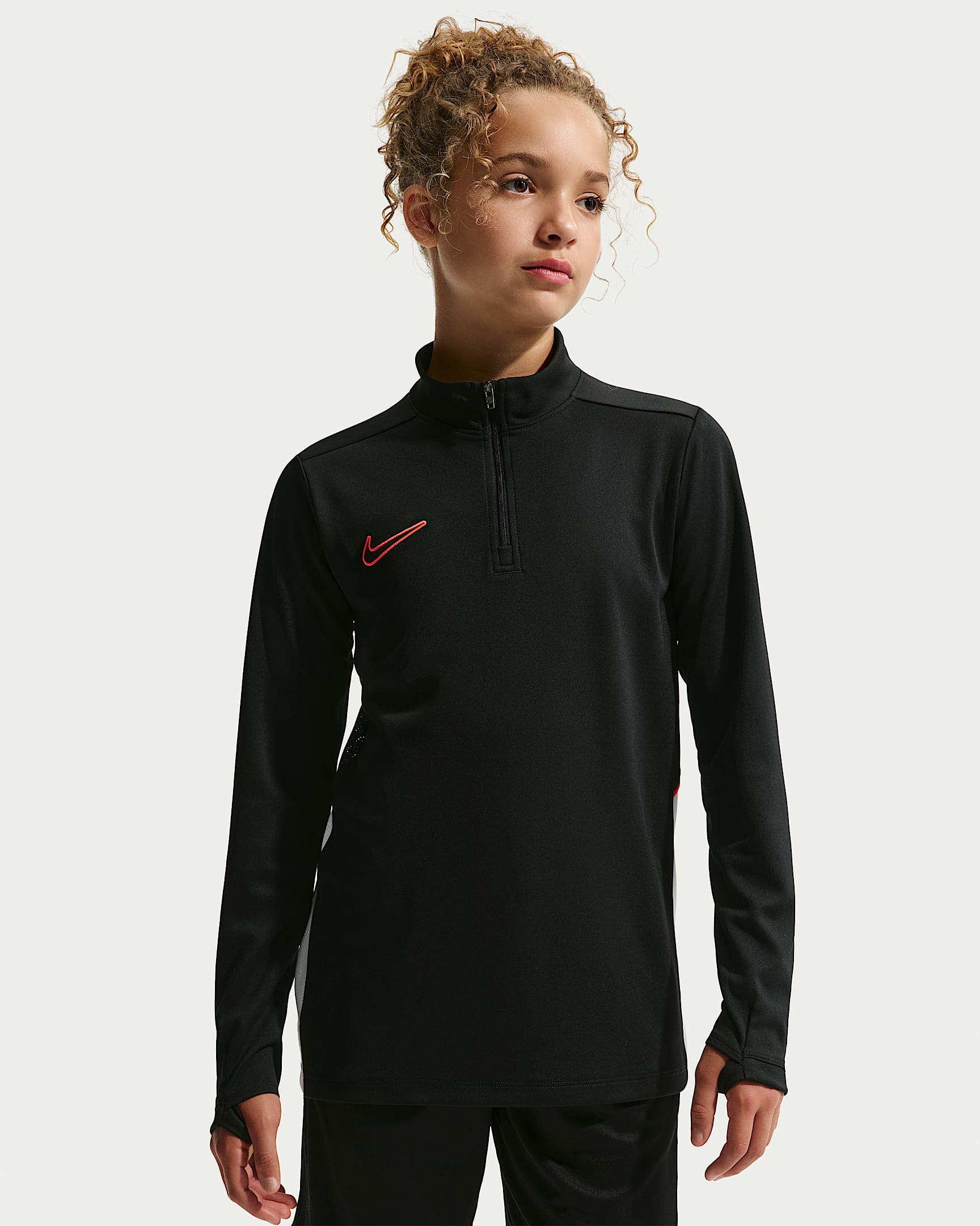 NIKE K NK DF ACD25 DRIL TOP -PD BLACK/WHITE/BRIGHT CRIMSON – Bild 2