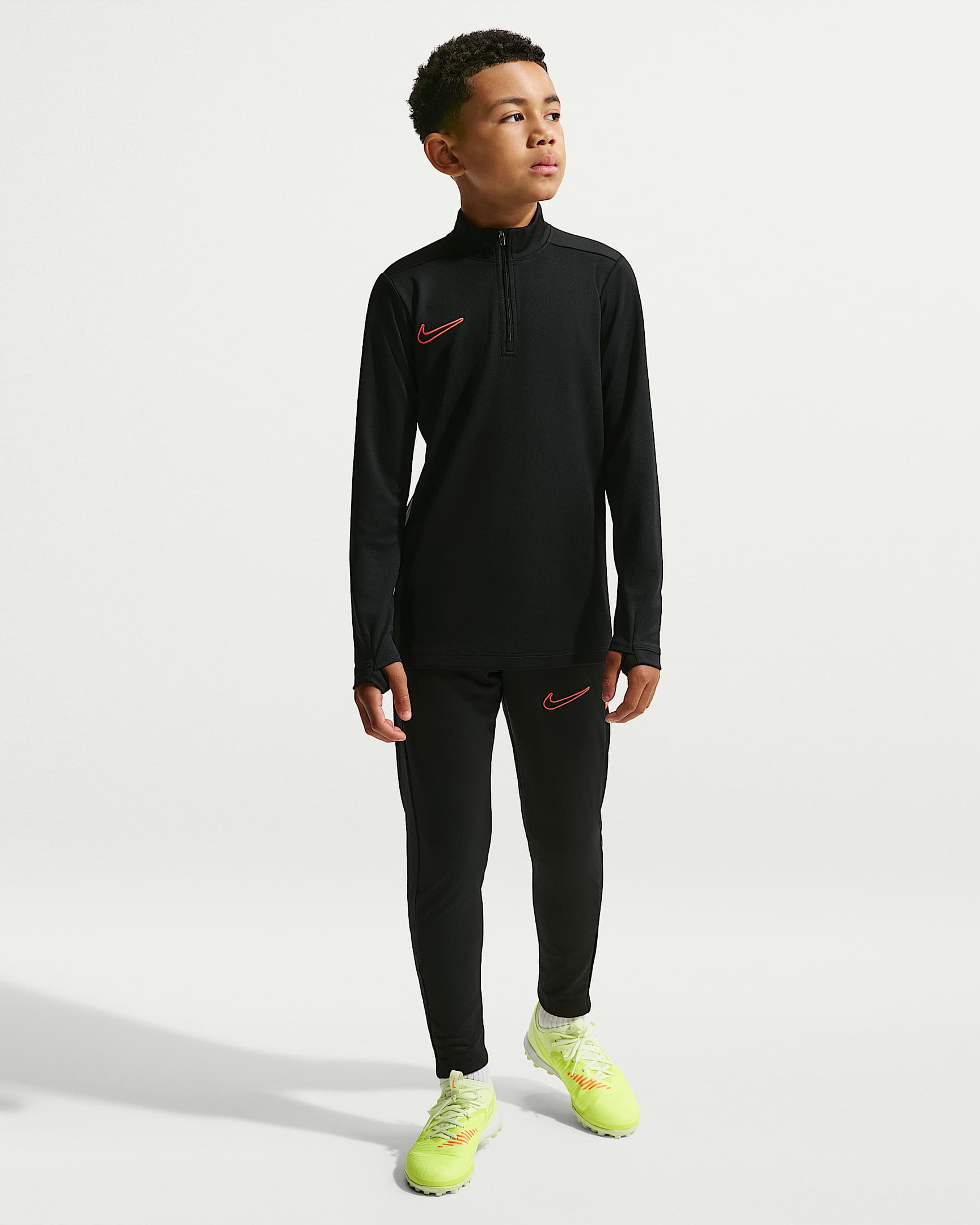 NIKE K NK DF ACD25 DRIL TOP -PD BLACK/WHITE/BRIGHT CRIMSON – Bild 7