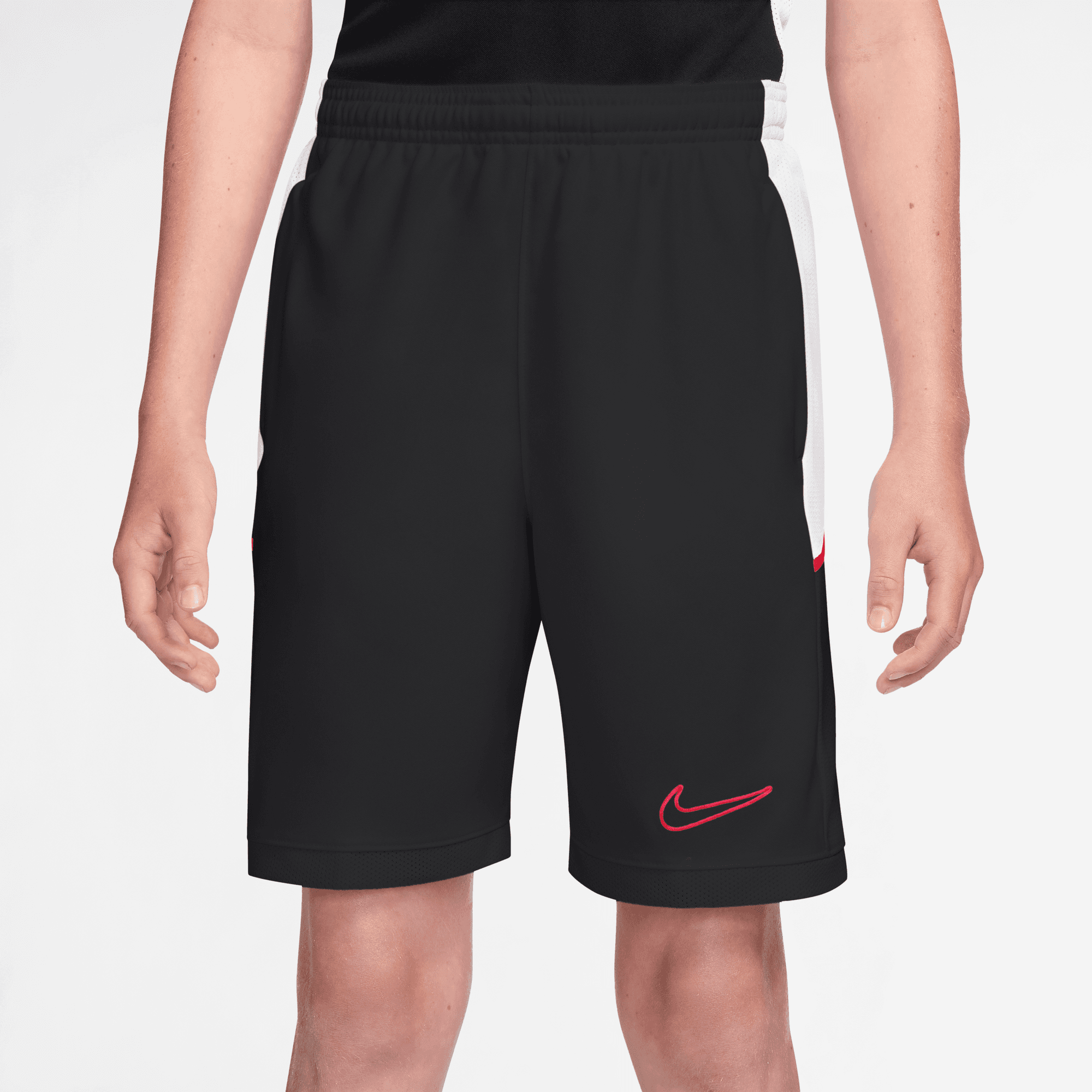 NIKE K NK DF ACD25 SHORT KP 7IN -PD BLACK/WHITE/BRIGHT CRIMSON