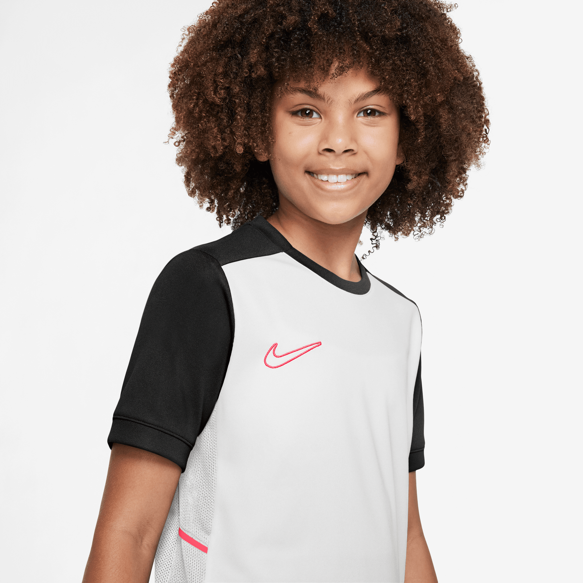 NIKE K NK DF ACD25 TOP SS -PD WHITE/BLACK/BRIGHT CRIMSON – Bild 3