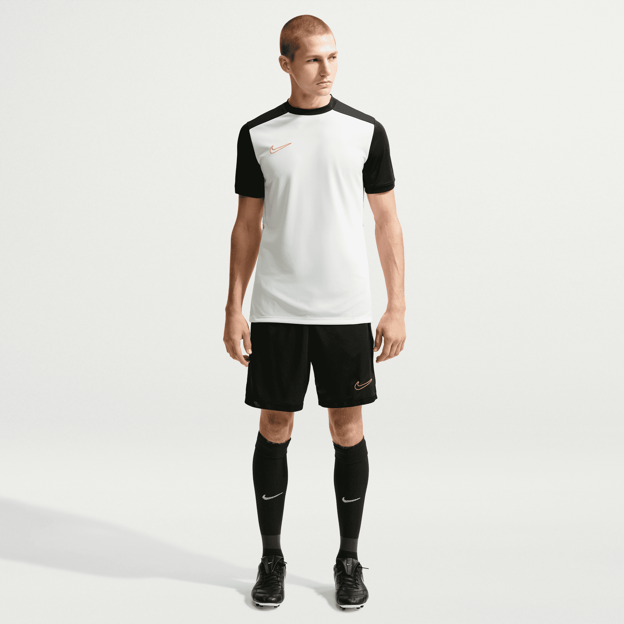 NIKE M NK DF ACD25 SS TOP BR WHITE/BLACK/BRIGHT CRIMSON