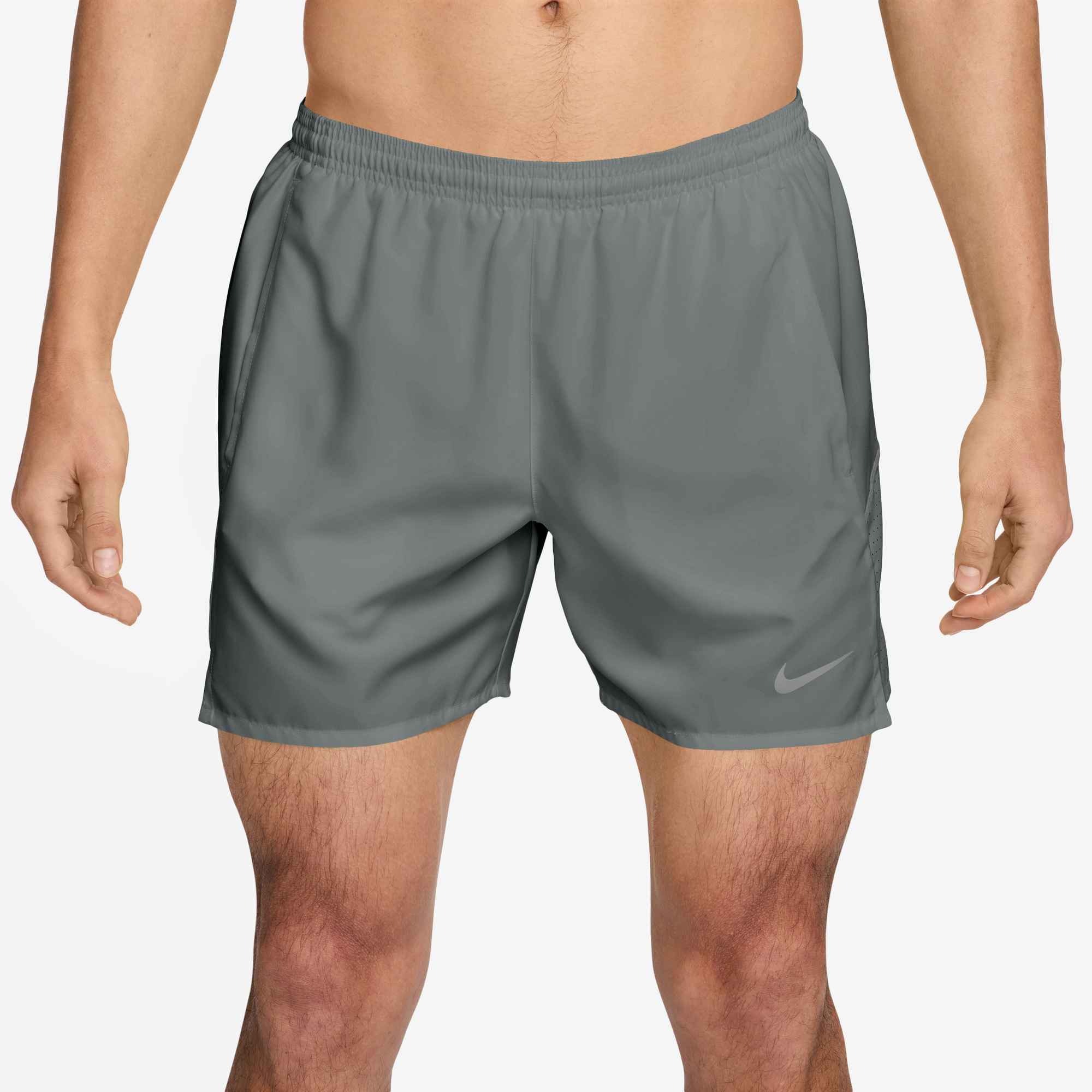 NIKE M NK DF MILER 5BF SHORT SMOKE GREY/SMOKE GREY/REFLECTI