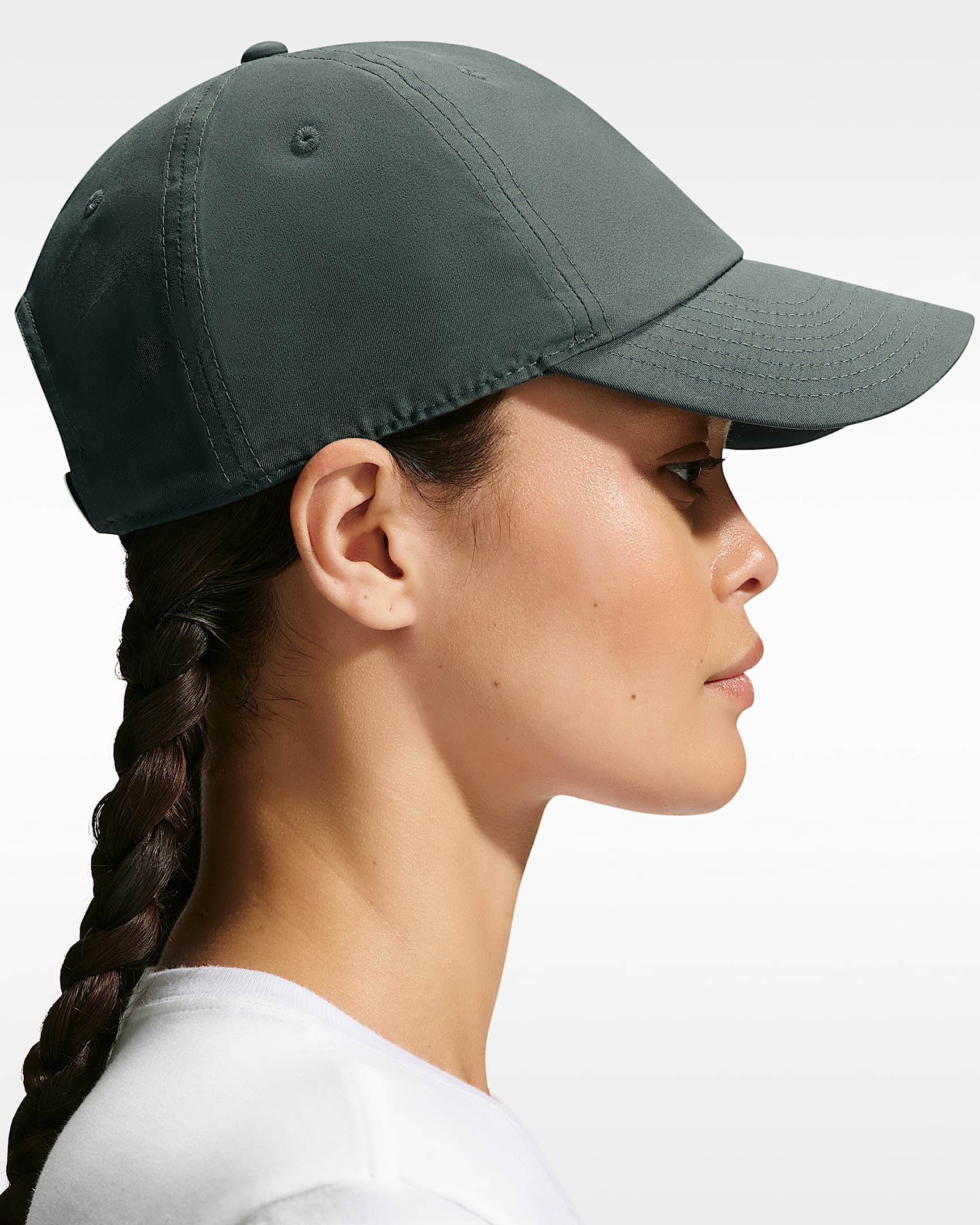 NIKE U NK DF CLUB CAP U CB MTSWSH L CAMO GREEN/METALLIC SILVER – Bild 2