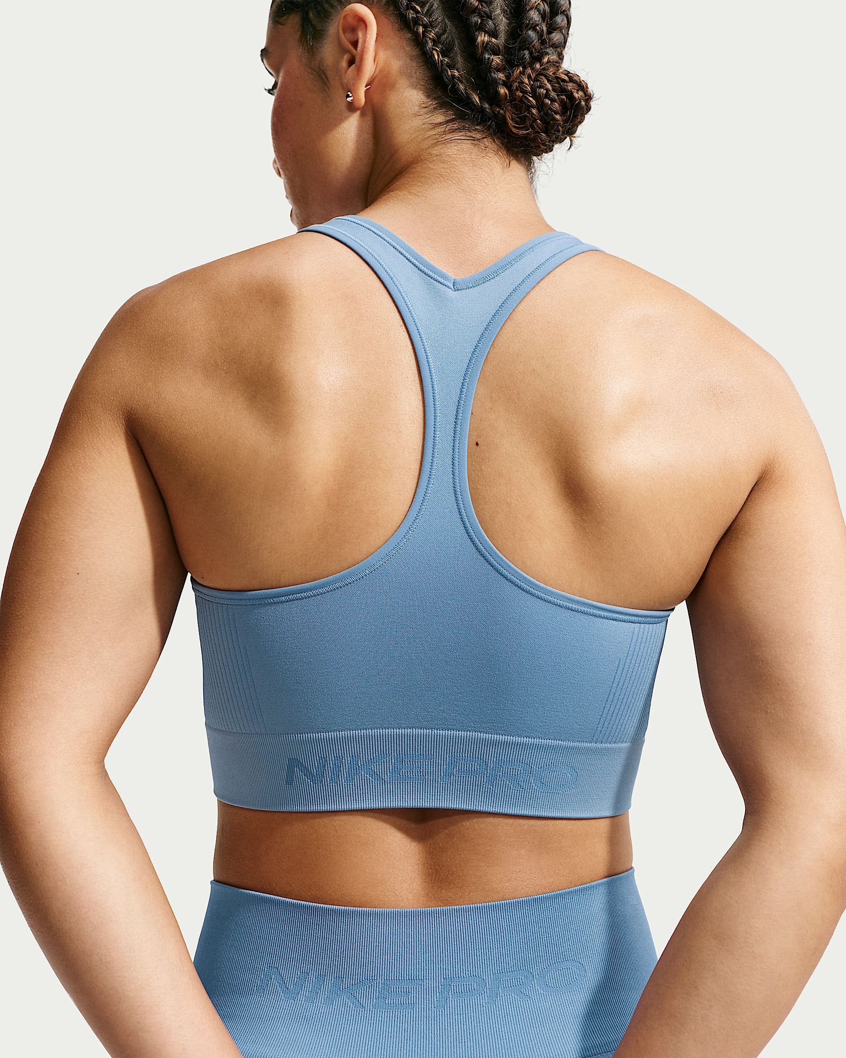NIKE W NP DF SMLS TANK WORK BLUE – Bild 2