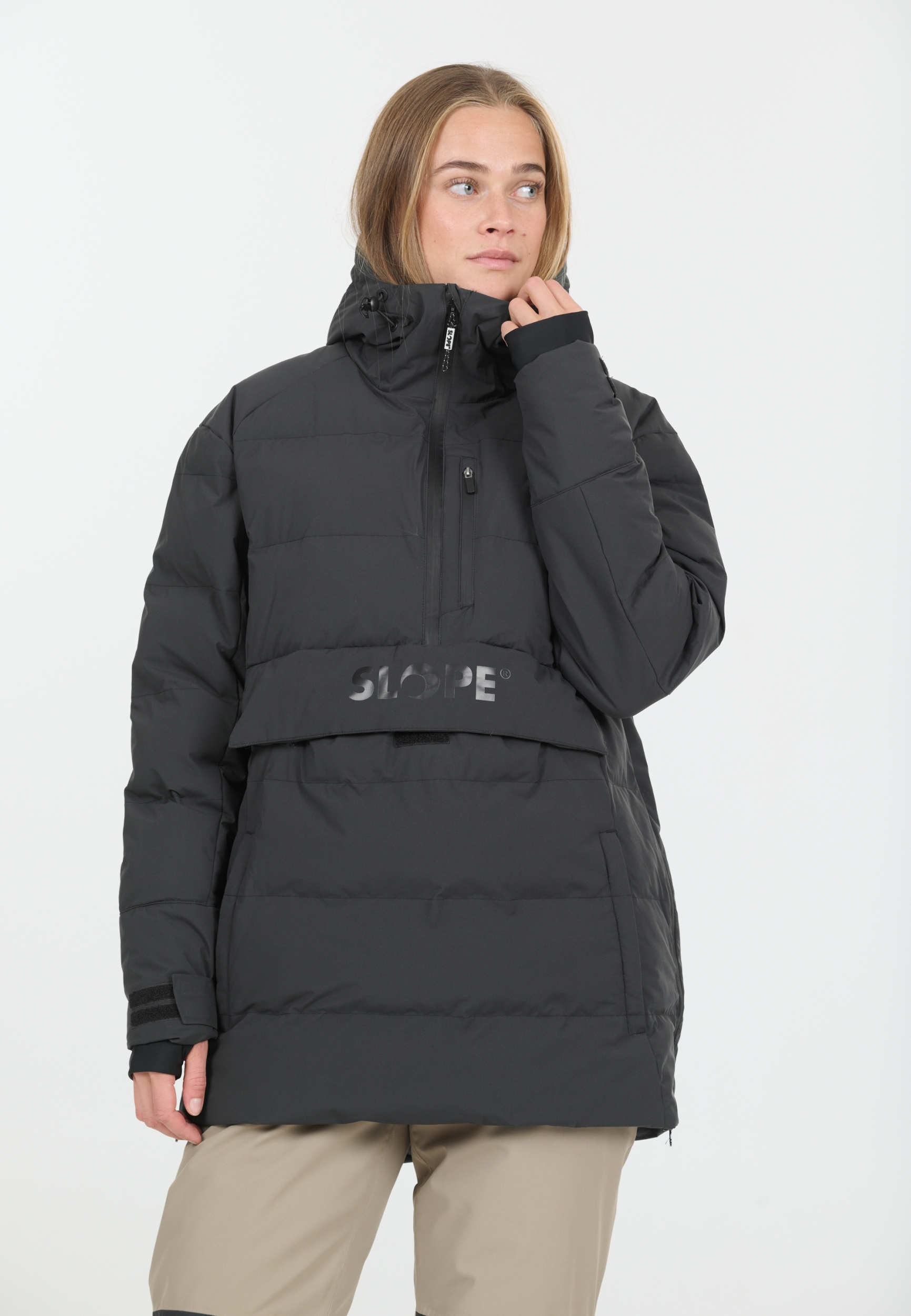SLOPE Thumper W Insulated Anorak W-PRO 10000 BLACK – Bild 5