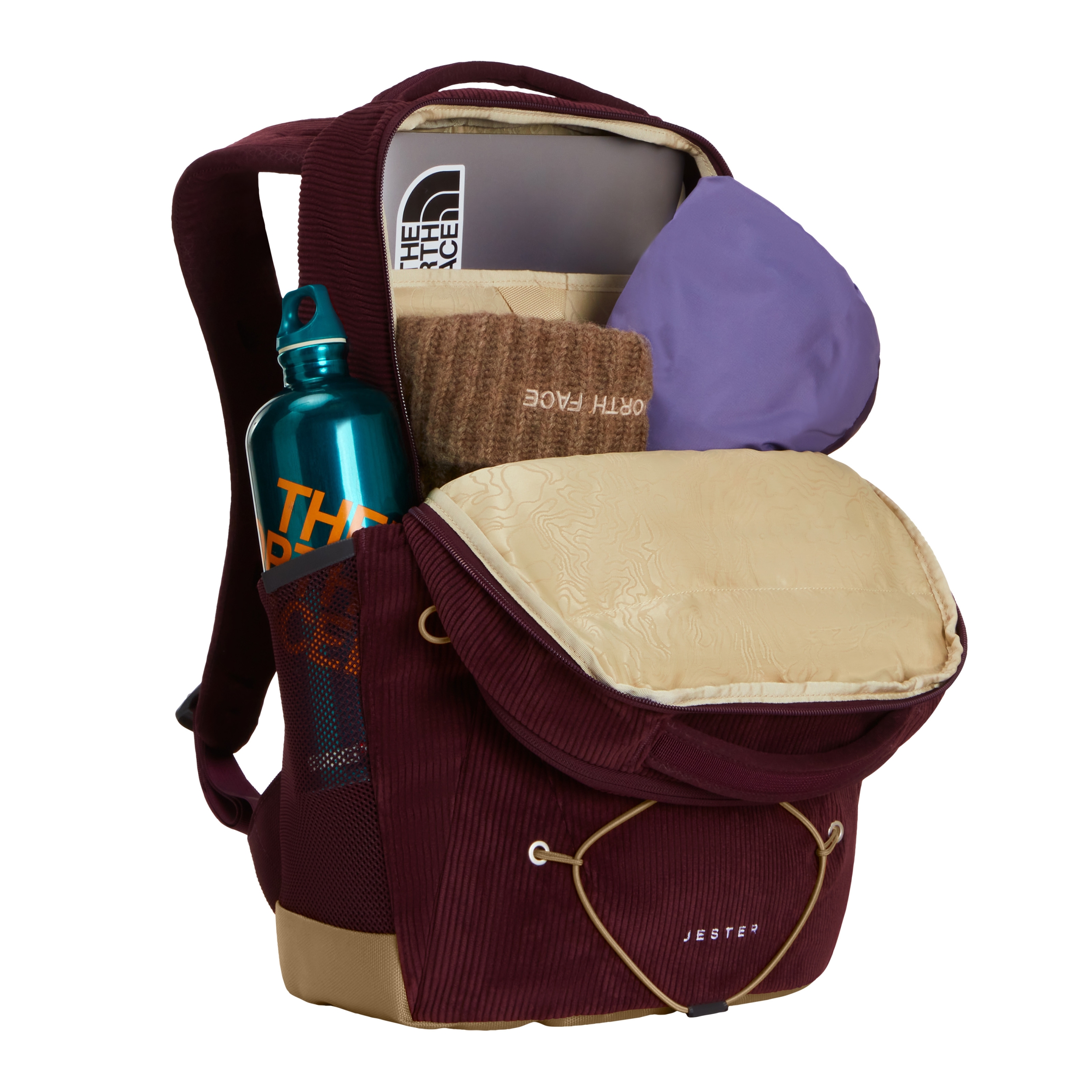 THE NORTH FACE JESTER PRO DEEP BURGUNDY/LEATHER B – Bild 4