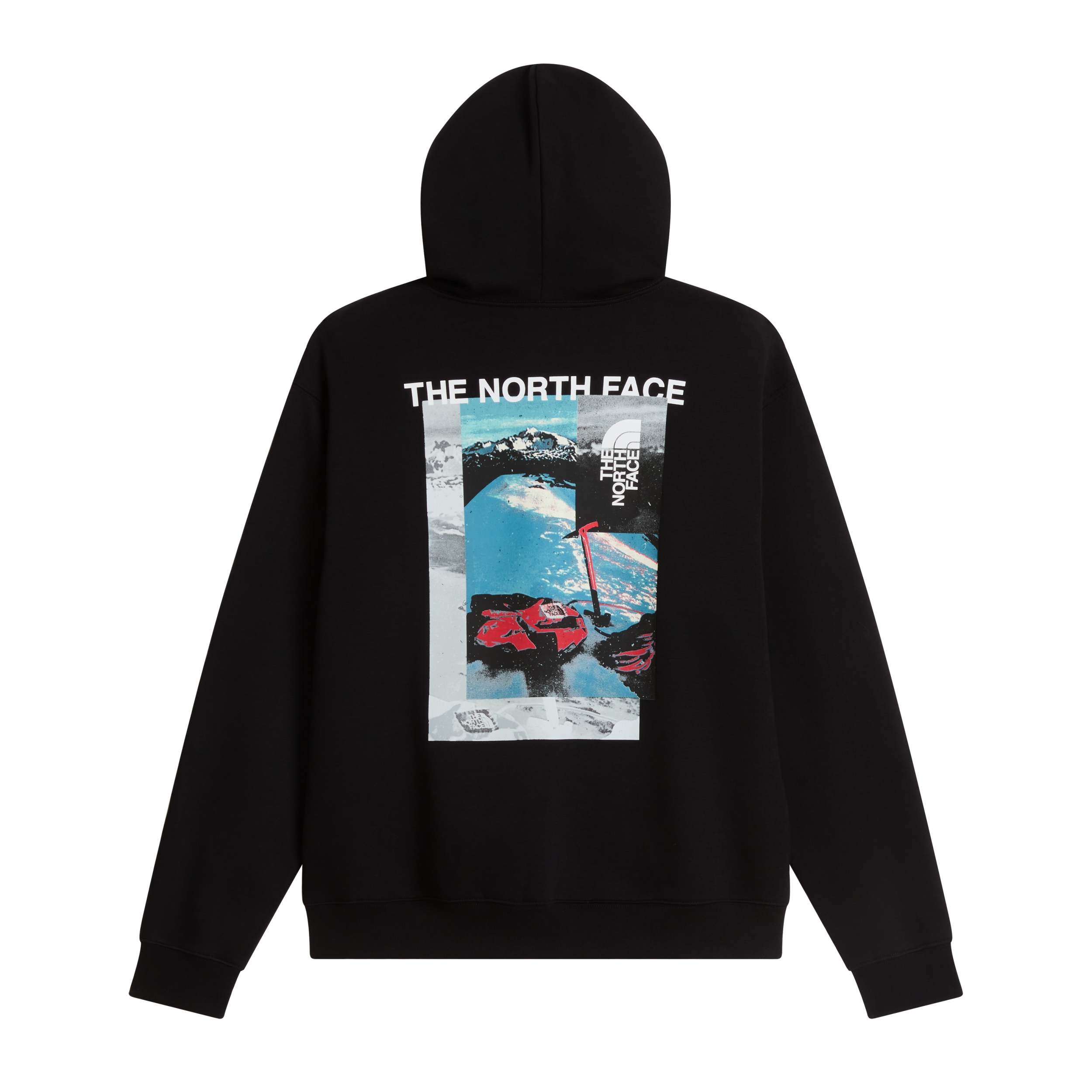 THE NORTH FACE M APEX '75 COLLAGE RELAXED HOODIE TNF BLACK – Bild 2
