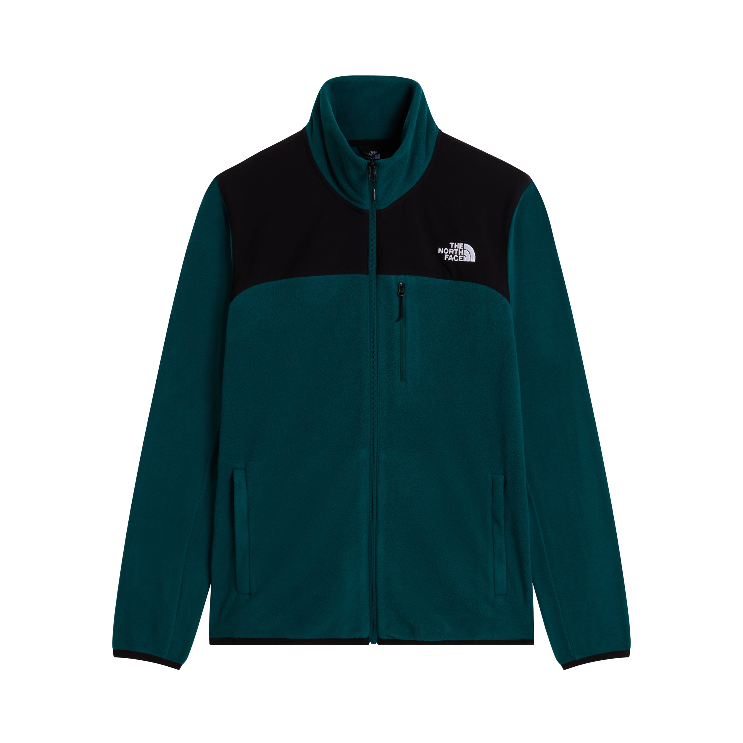 THE NORTH FACE M RILA FULL ZIP FLEECE JACKET PACIFIC TEAL/TNF BLACK