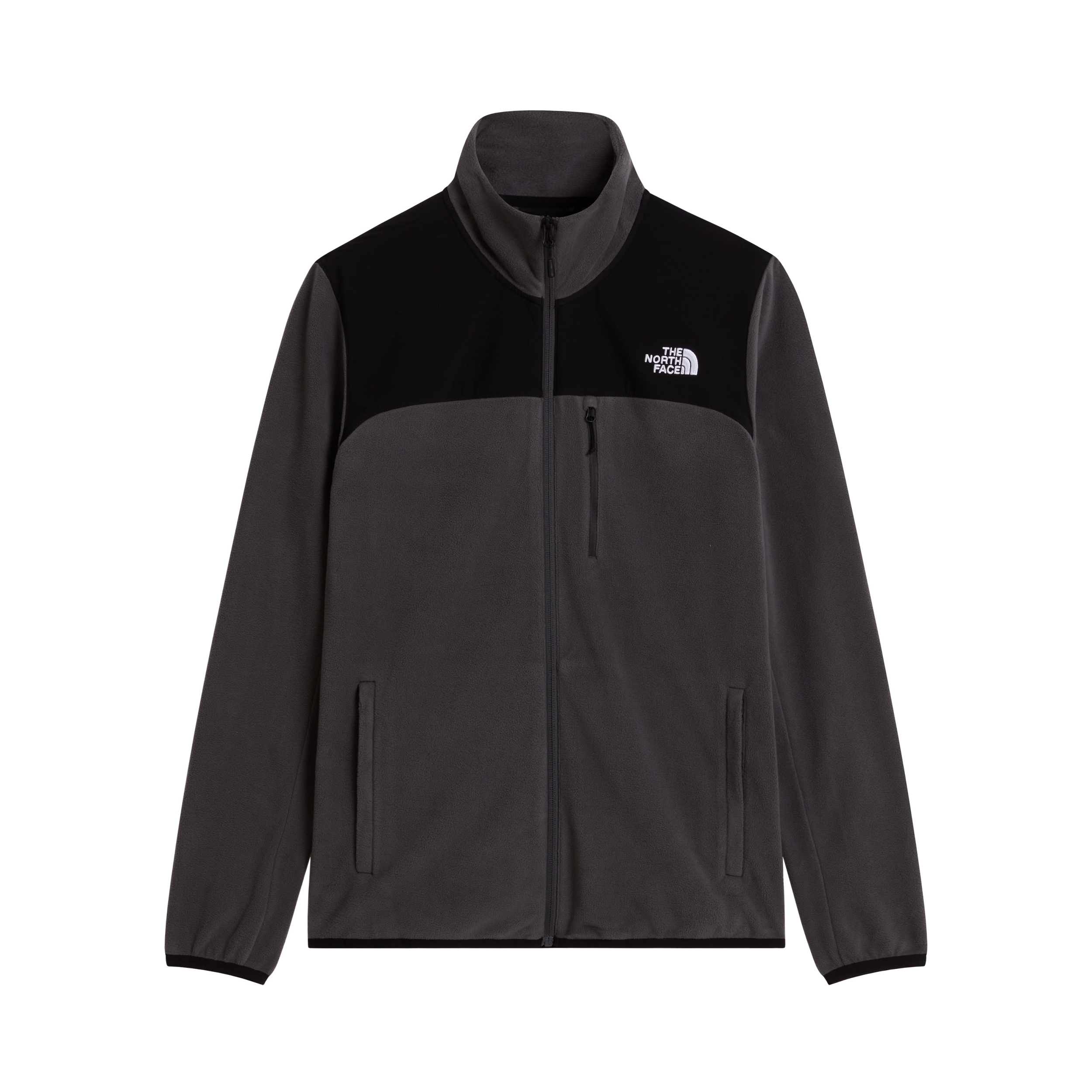 THE NORTH FACE M RILA FULL ZIP FLEECE JACKET ANTHRACITE GREY/TNF BLA