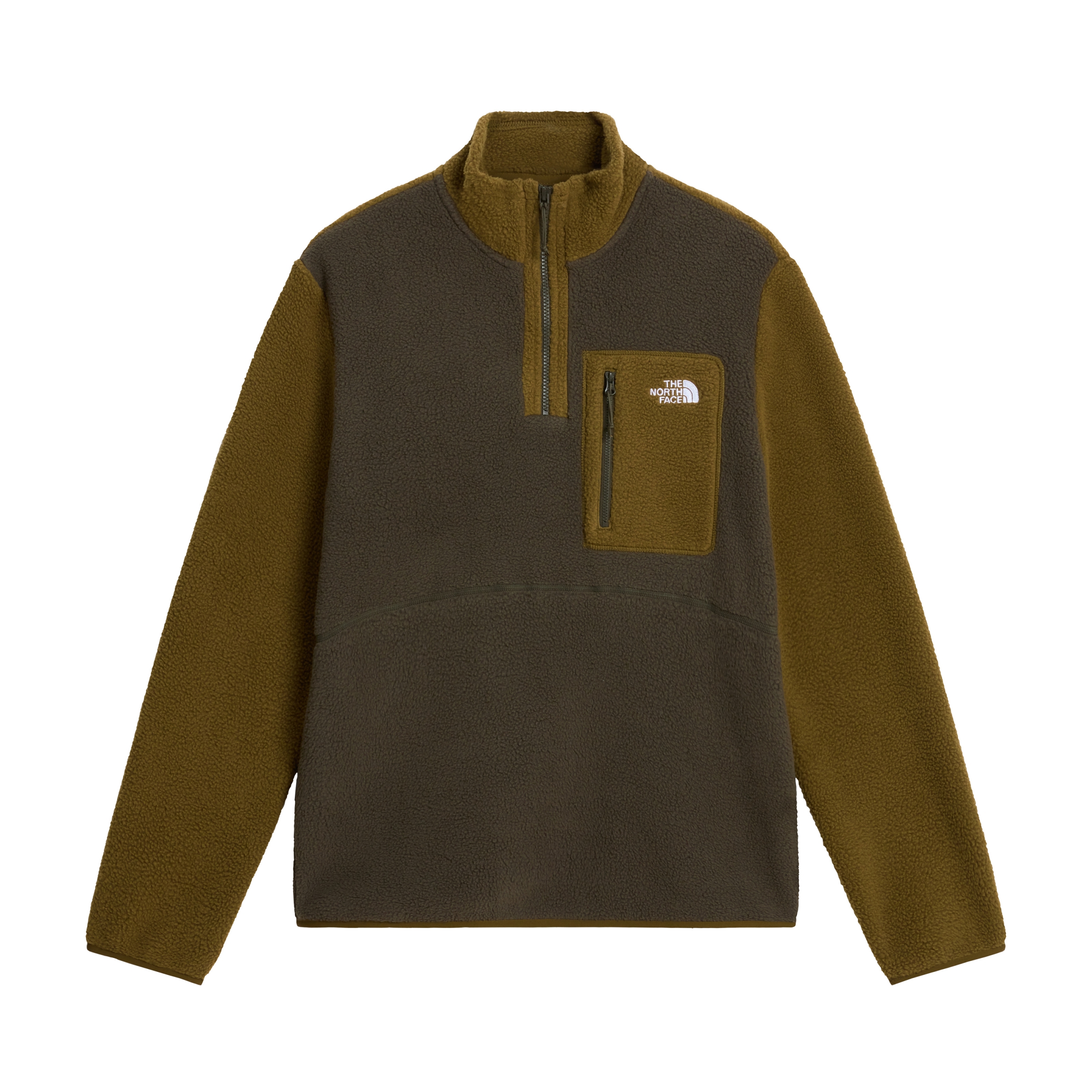 THE NORTH FACE M YUMIORI 1/4 ZIP NEW TAUPE GREEN/CARAWAY
