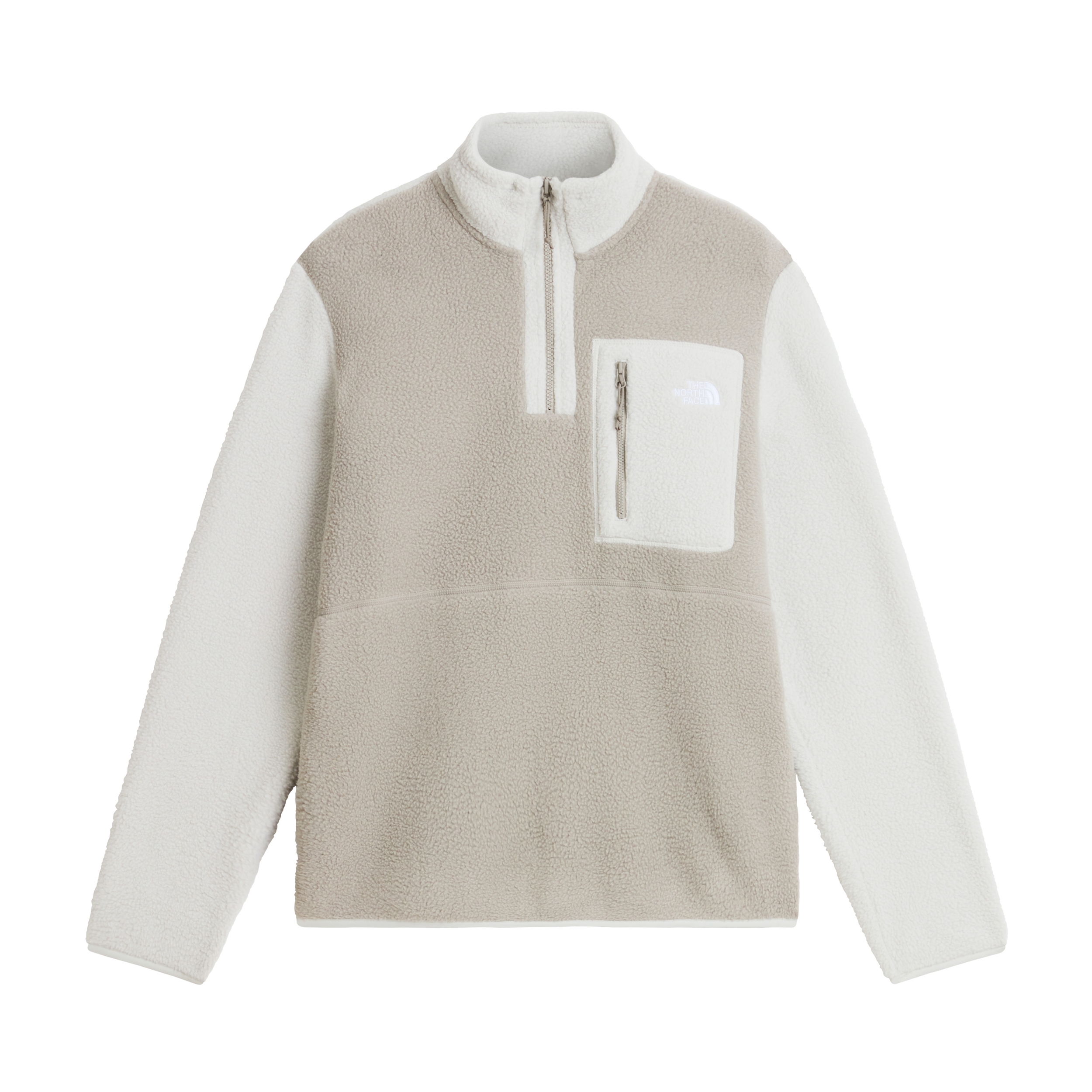 THE NORTH FACE M YUMIORI 1/4 ZIP STONE SLAB/CUMULUS CLOU