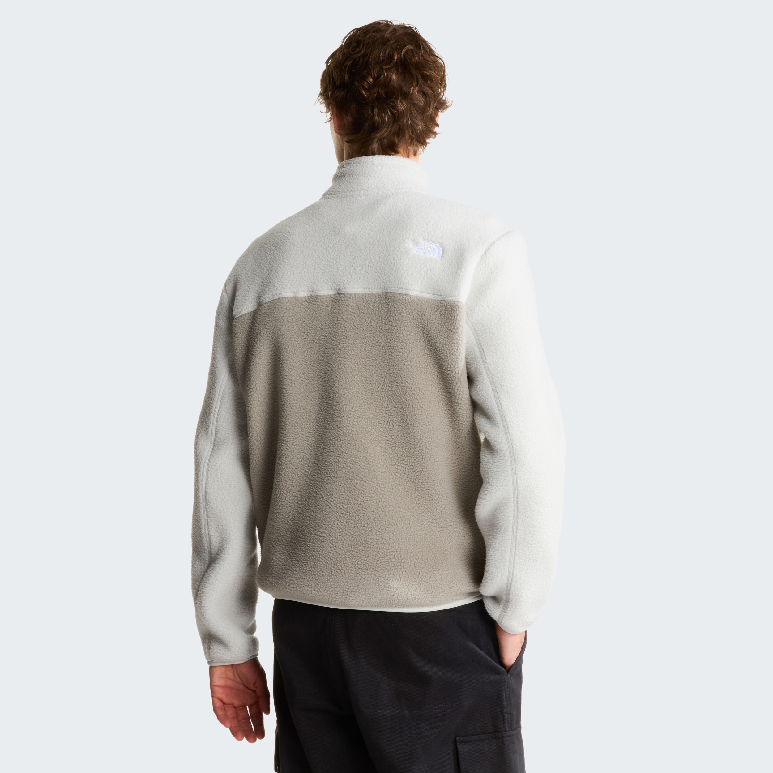 THE NORTH FACE M YUMIORI 1/4 ZIP STONE SLAB/CUMULUS CLOU – Bild 5