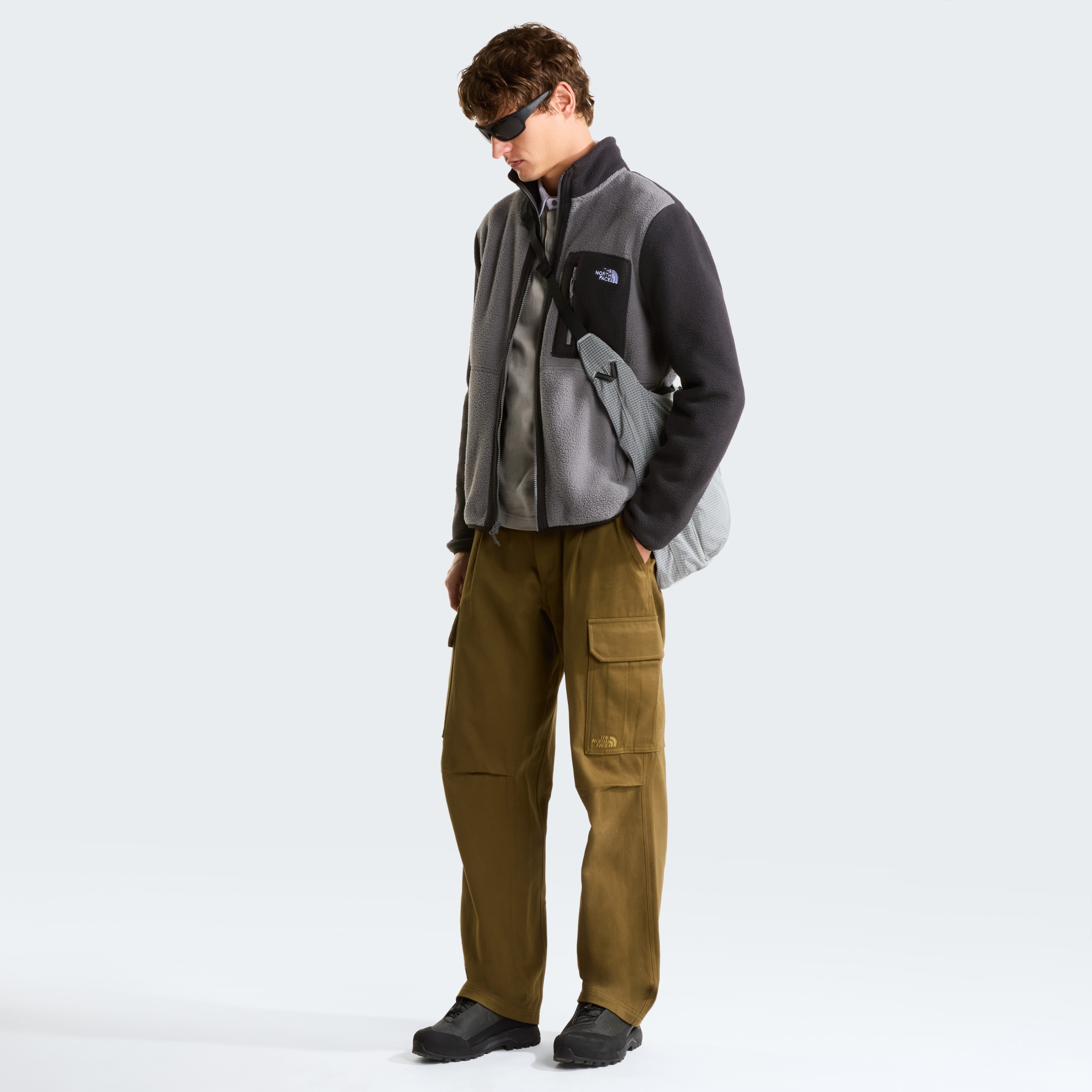 THE NORTH FACE M YUMIORI FULL ZIP SMOKED PEARL/TNF BLACK – Bild 4