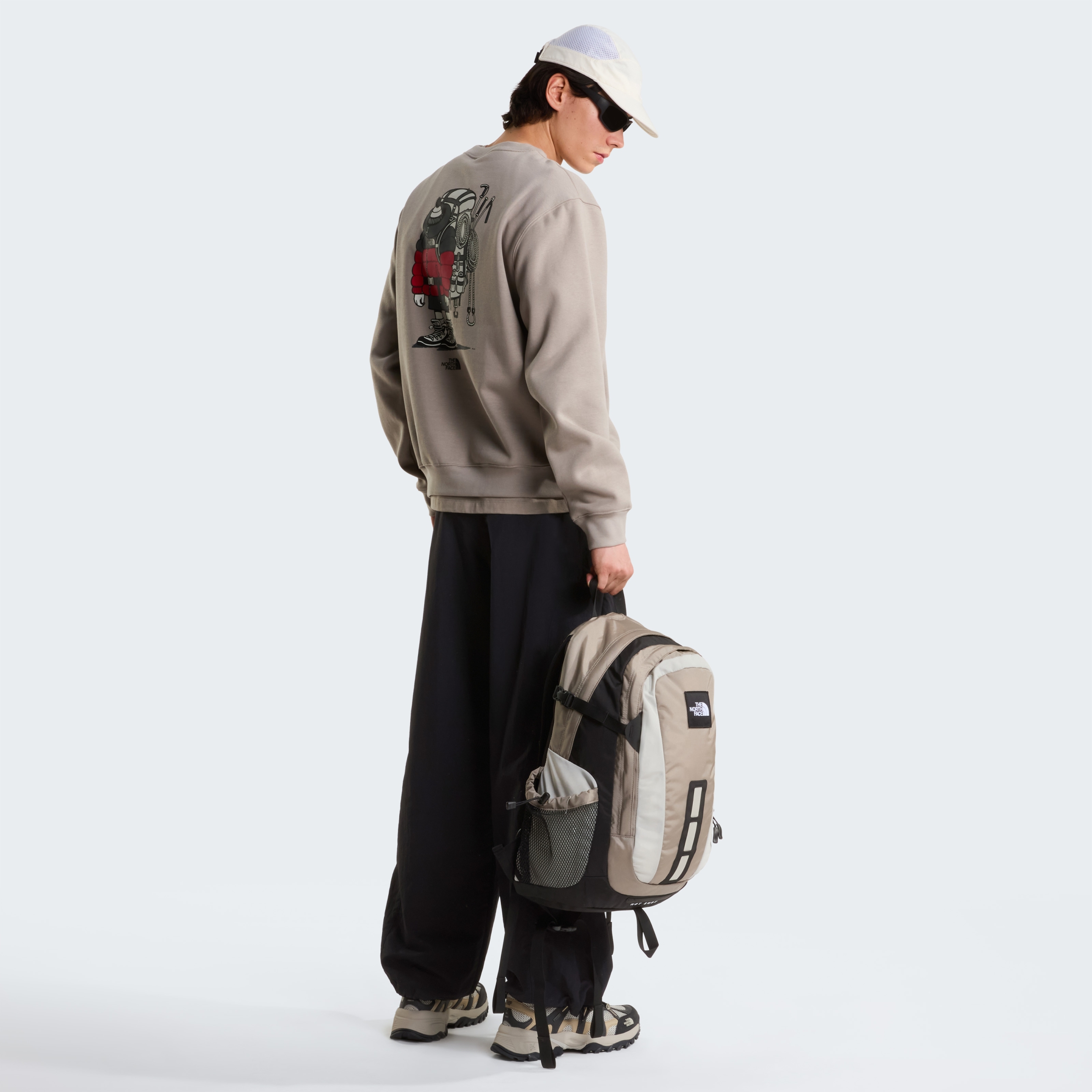 THE NORTH FACE U GEAR UP GET OUT RLX CREW-GRAPHIC STONE SLAB – Bild 5