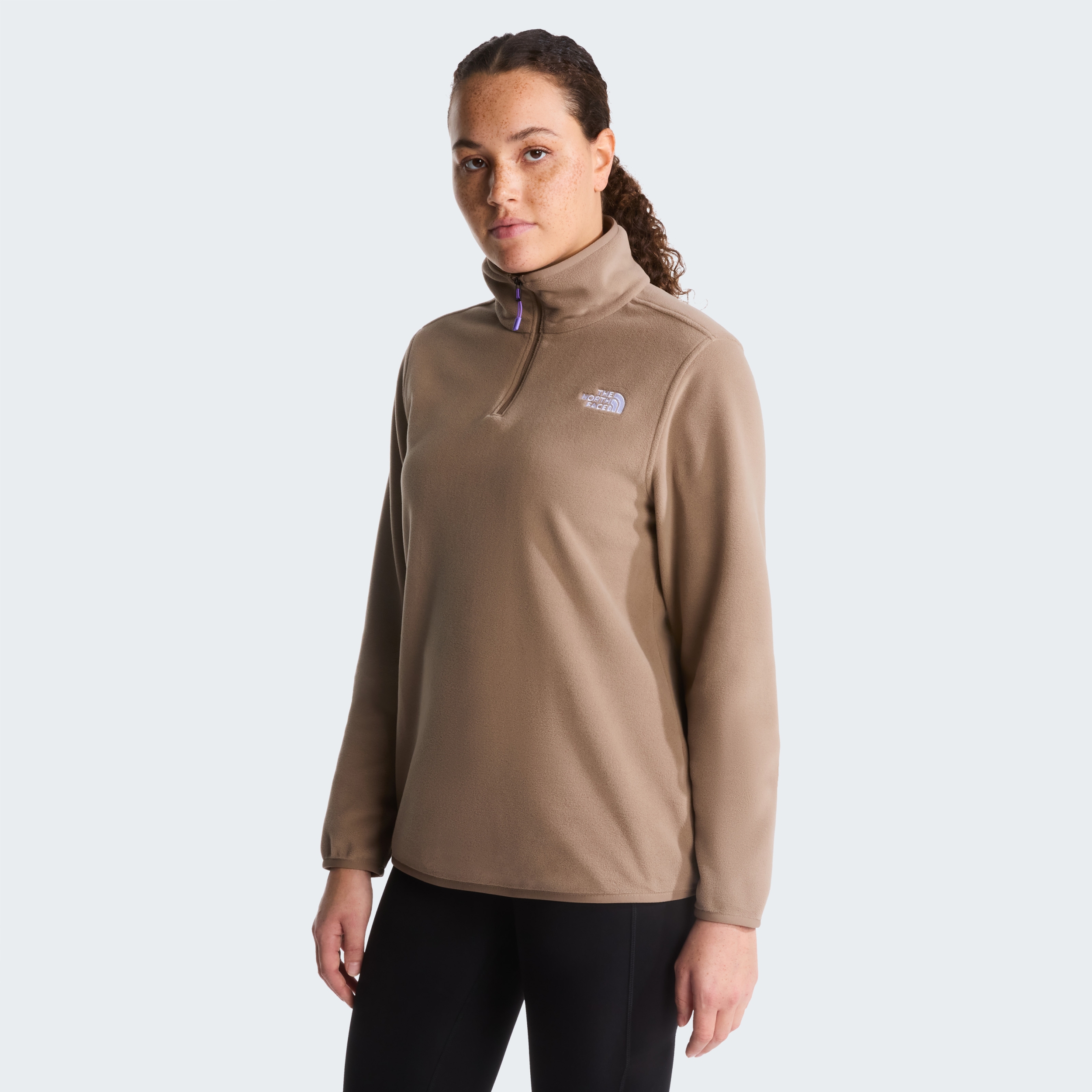 THE NORTH FACE W GLACIER FLEECE 1/4 ZIP JACKET GARNET – Bild 3