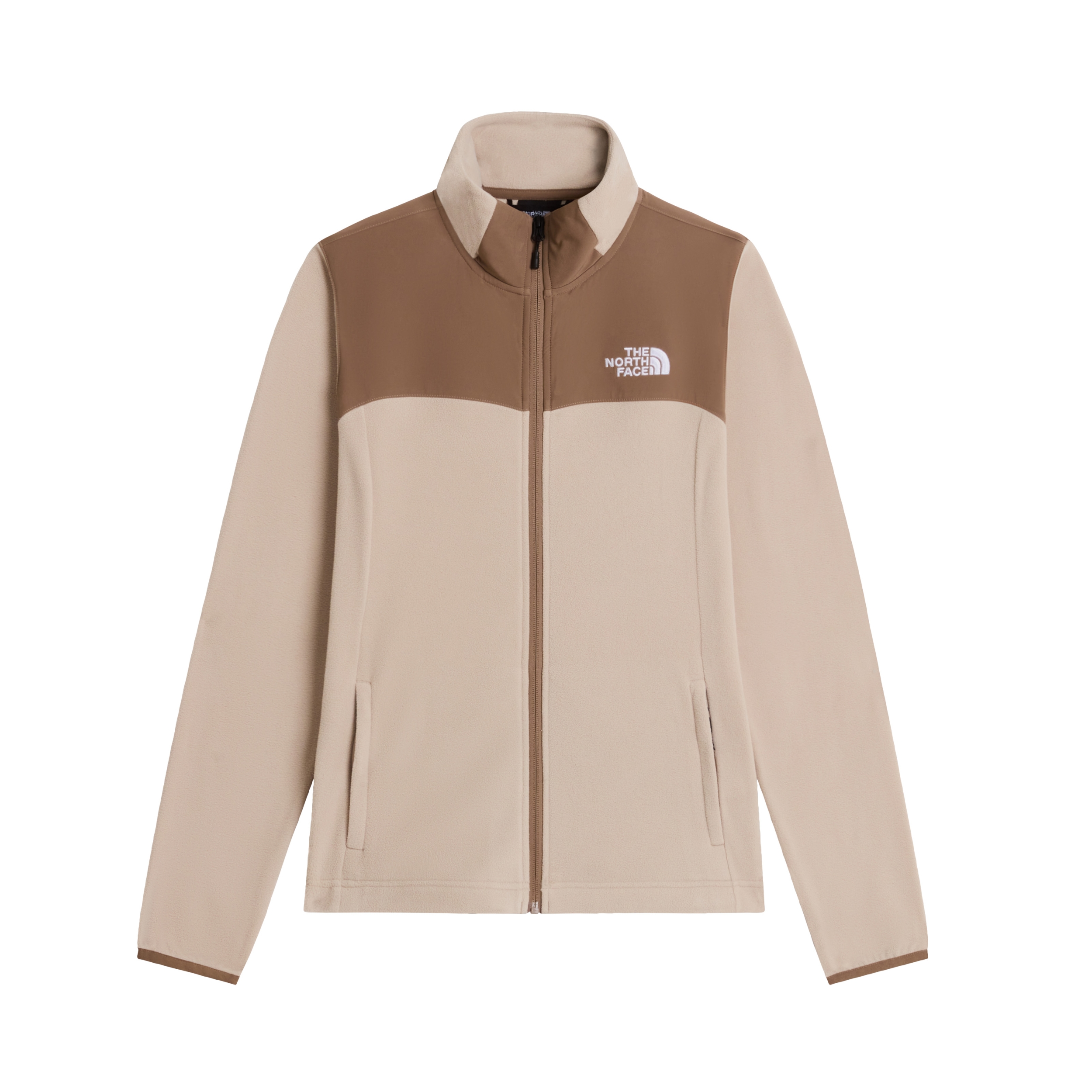 THE NORTH FACE W RILA FULL ZIP FLEECE JACKET TIMELESS TAUPE/GARNET