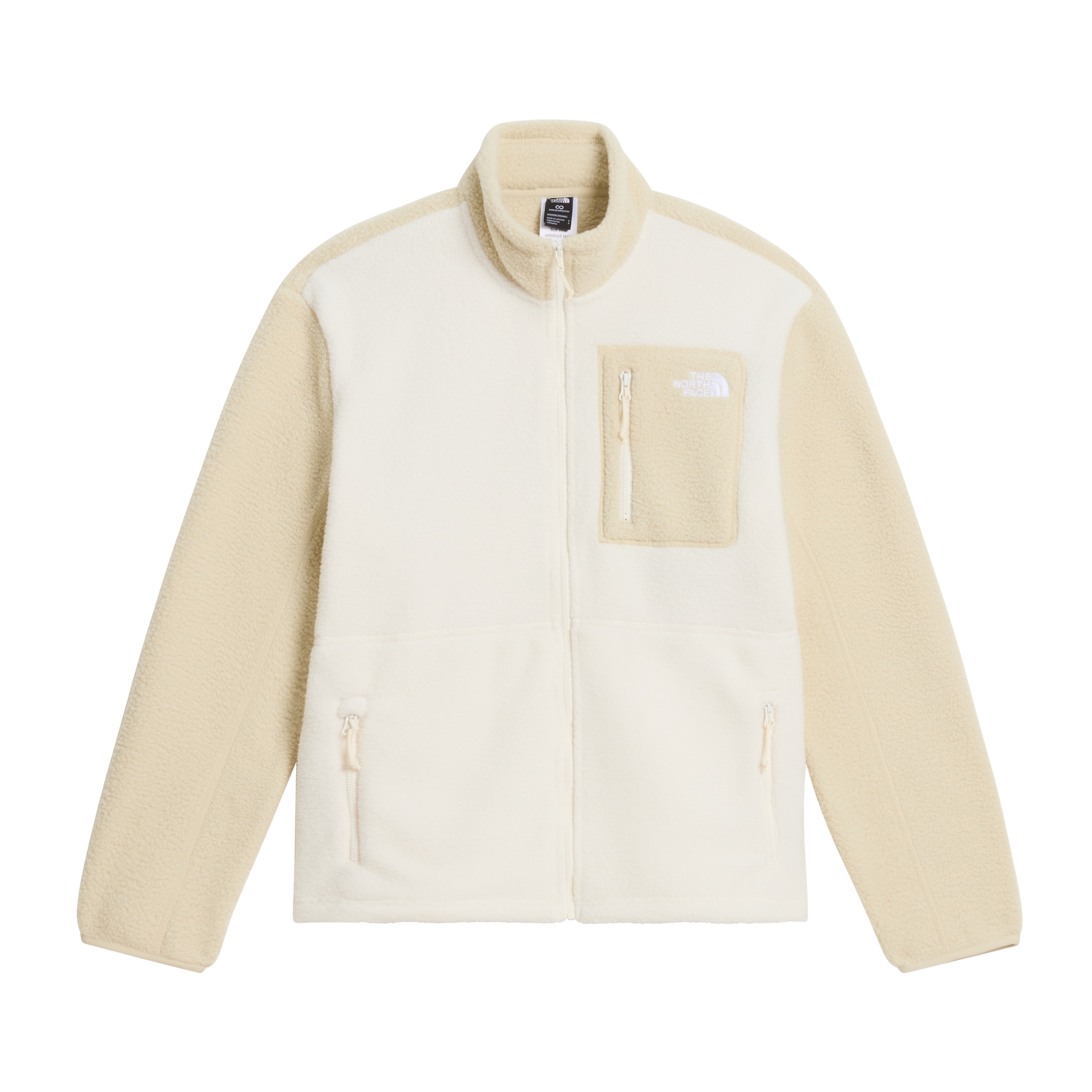 THE NORTH FACE W YUMIORI FULL ZIP WHITE DUNE/DESERT STONE