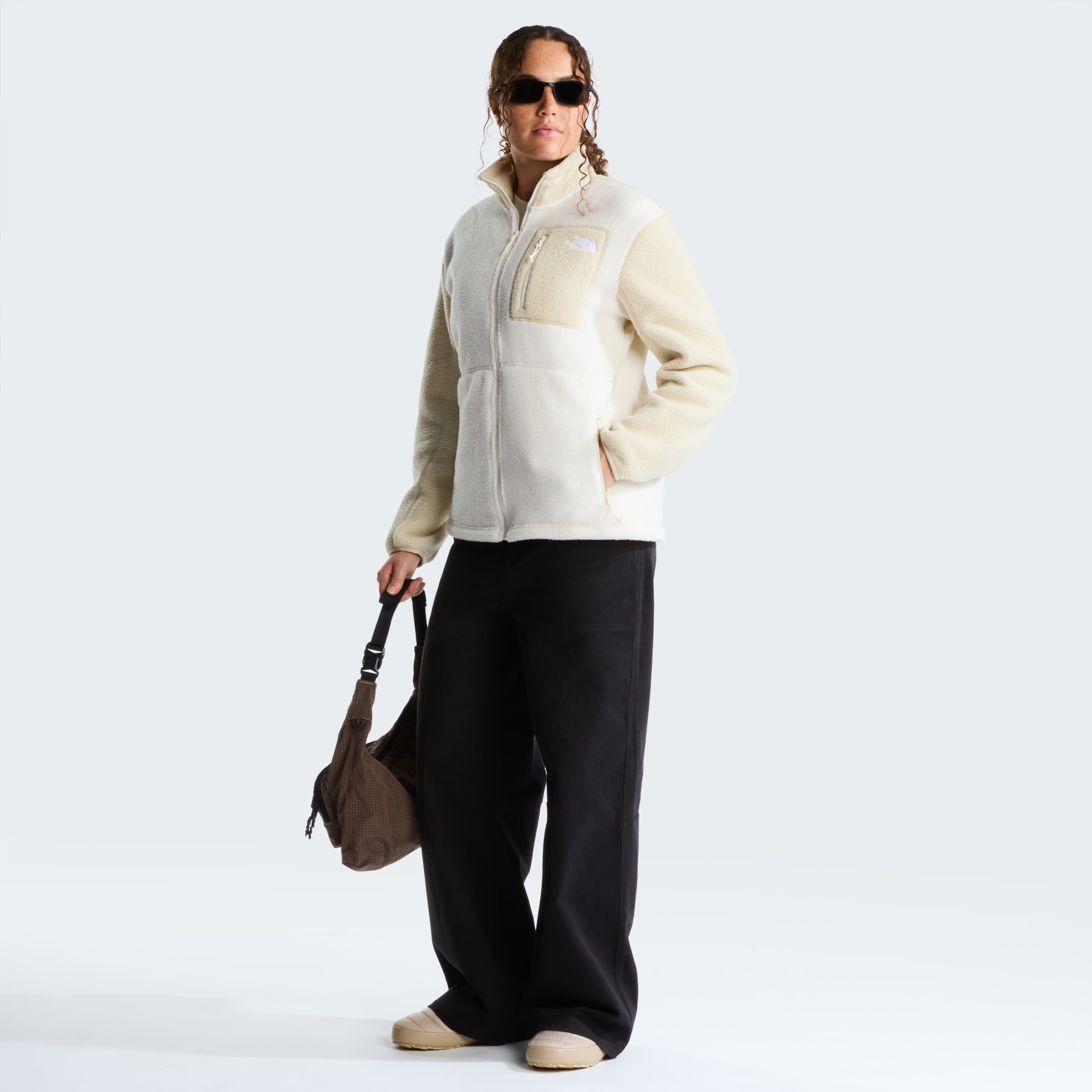 THE NORTH FACE W YUMIORI FULL ZIP WHITE DUNE/DESERT STONE – Bild 3