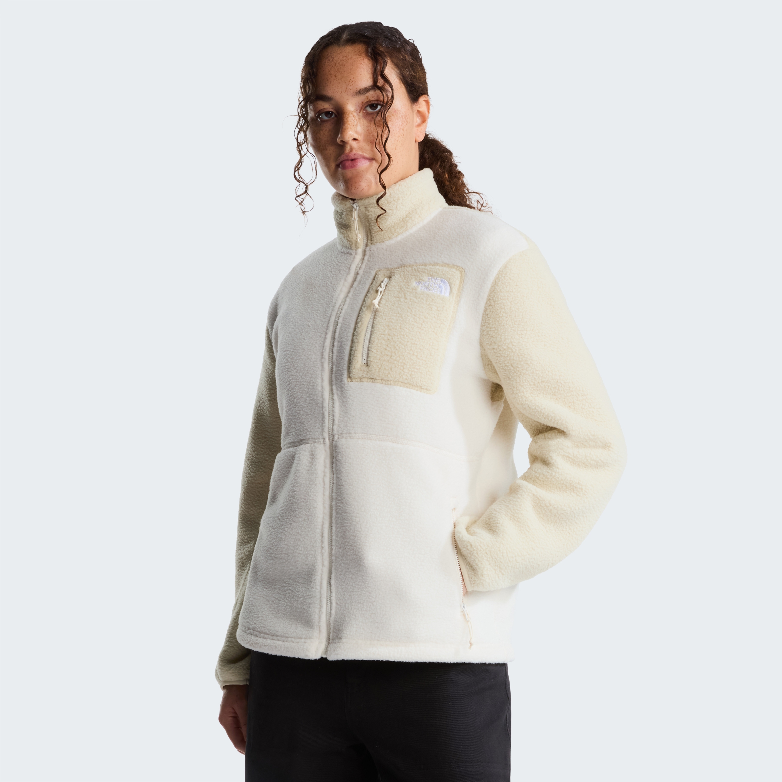 THE NORTH FACE W YUMIORI FULL ZIP WHITE DUNE/DESERT STONE – Bild 4