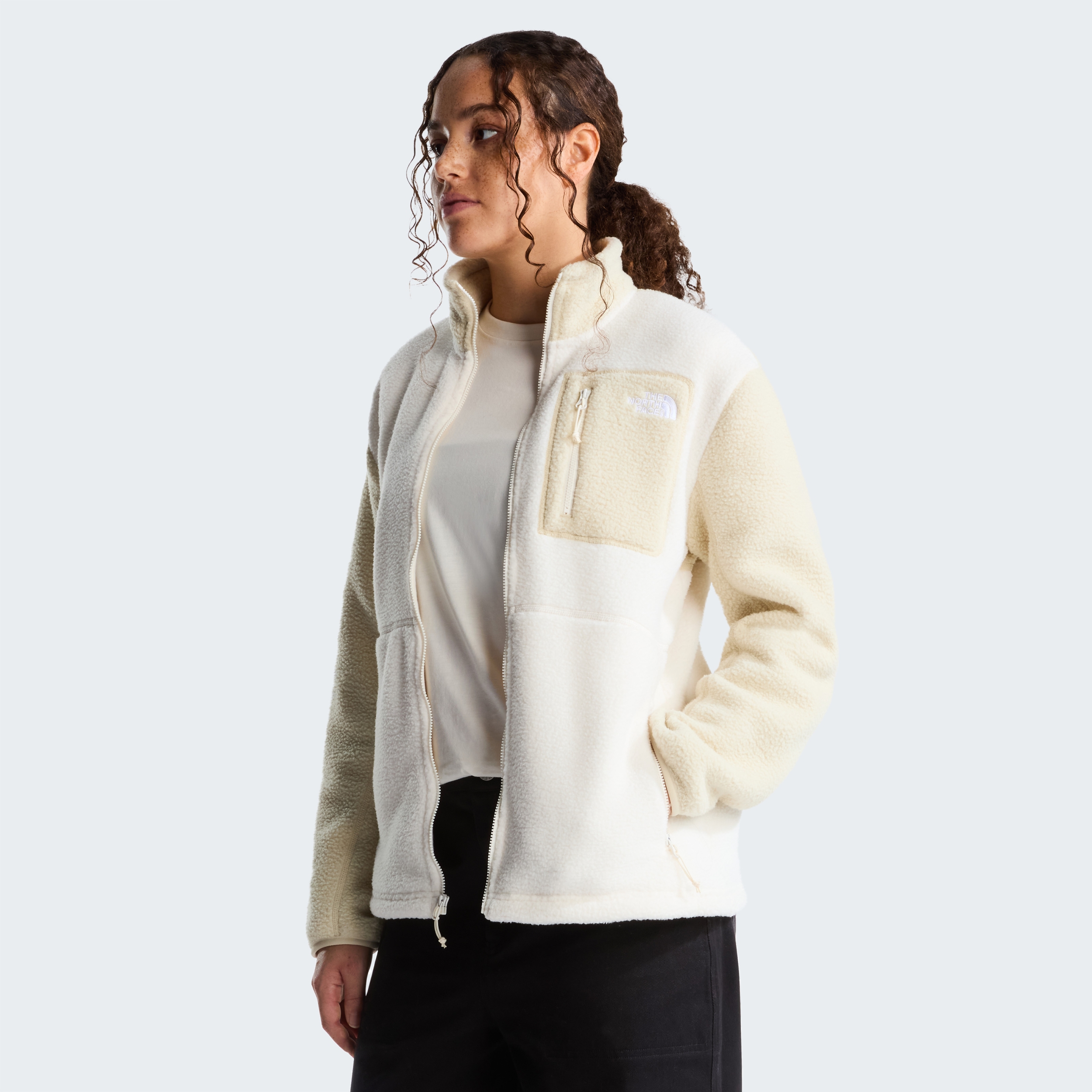 THE NORTH FACE W YUMIORI FULL ZIP WHITE DUNE/DESERT STONE – Bild 6