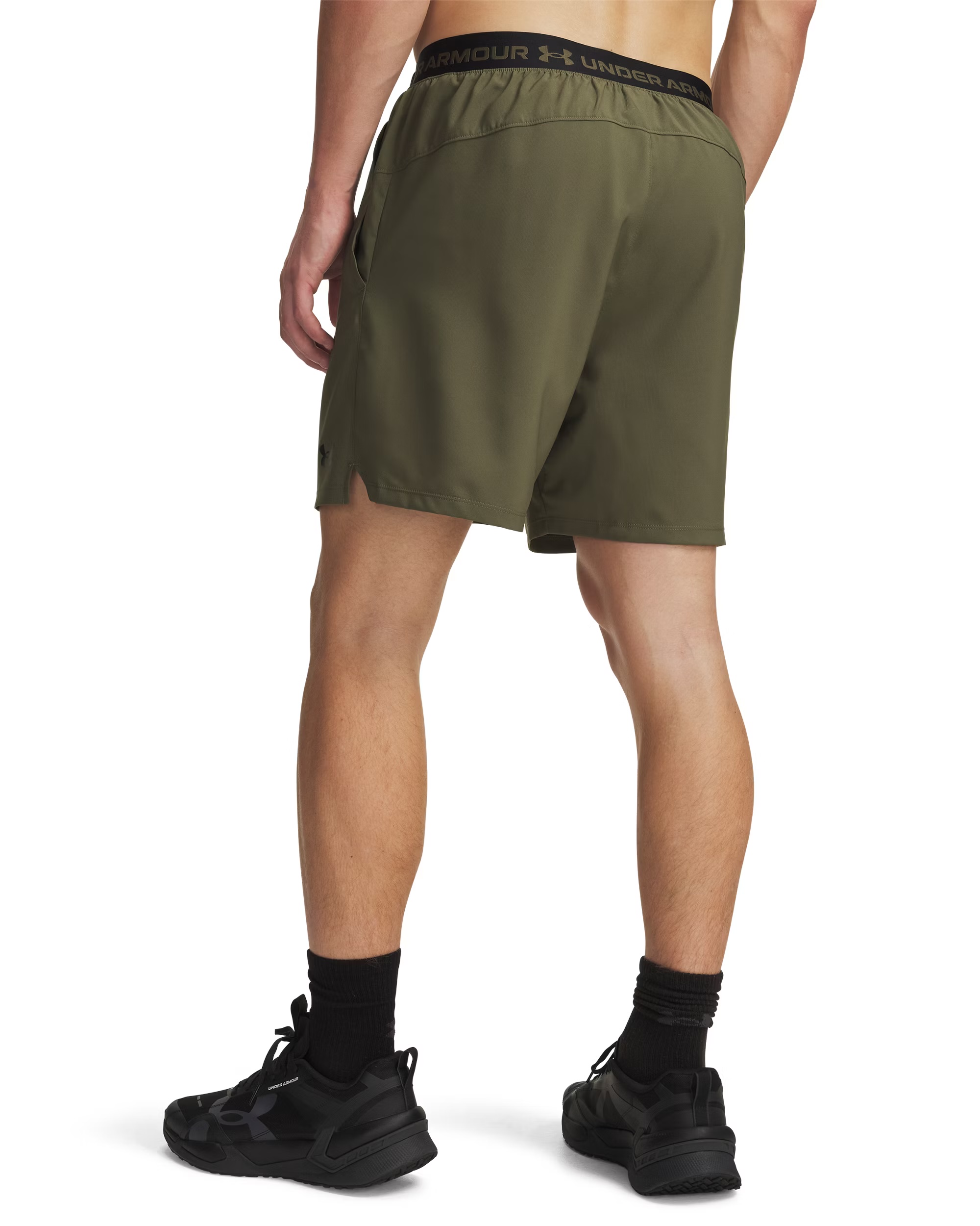UNDER ARMOUR UA VANISH WOVEN SHORT DC MARINE OD GREEN – Bild 2