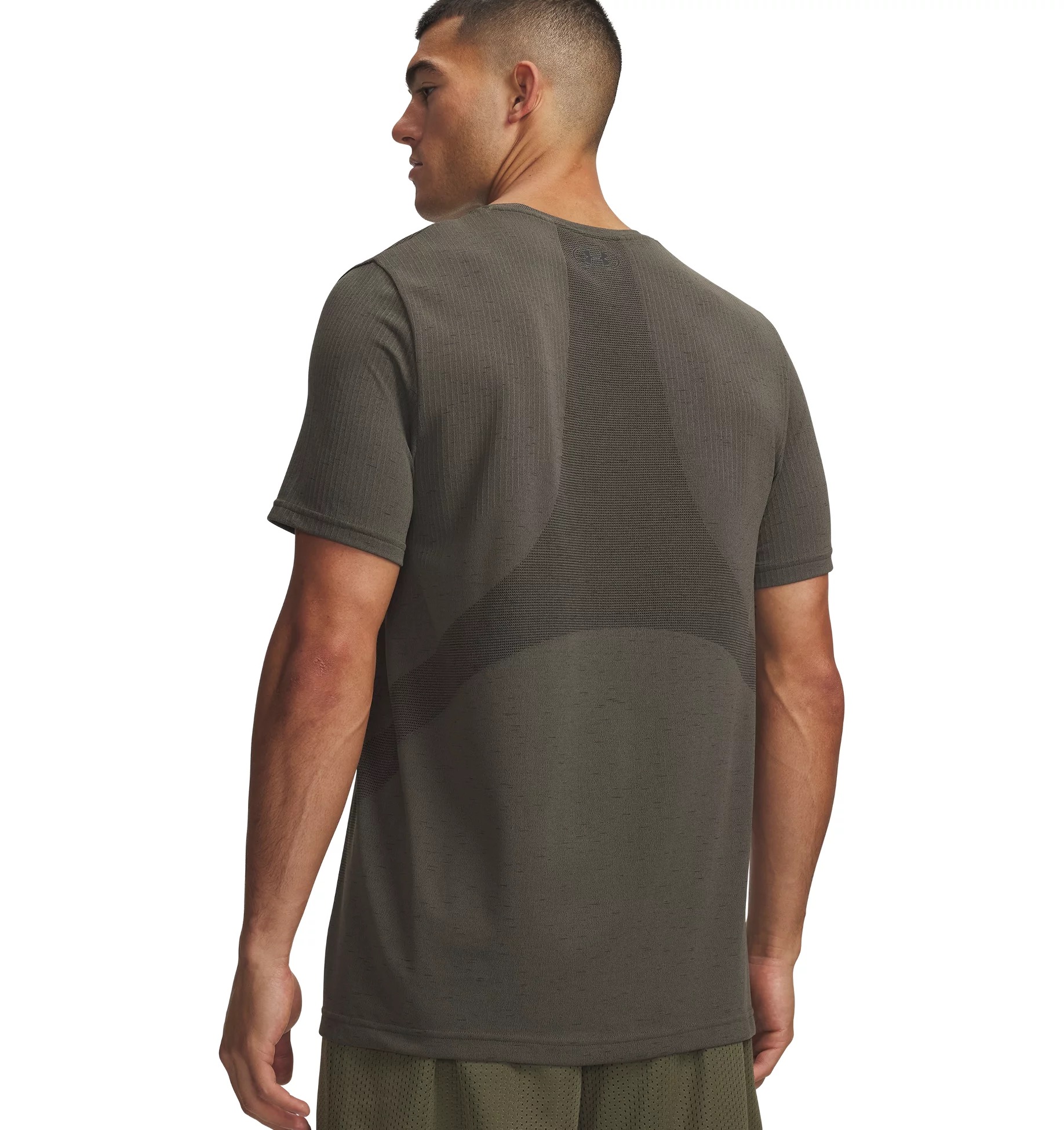 UNDER ARMOUR VANISH SEAMLESS SS MARINE OD GREEN – Bild 2