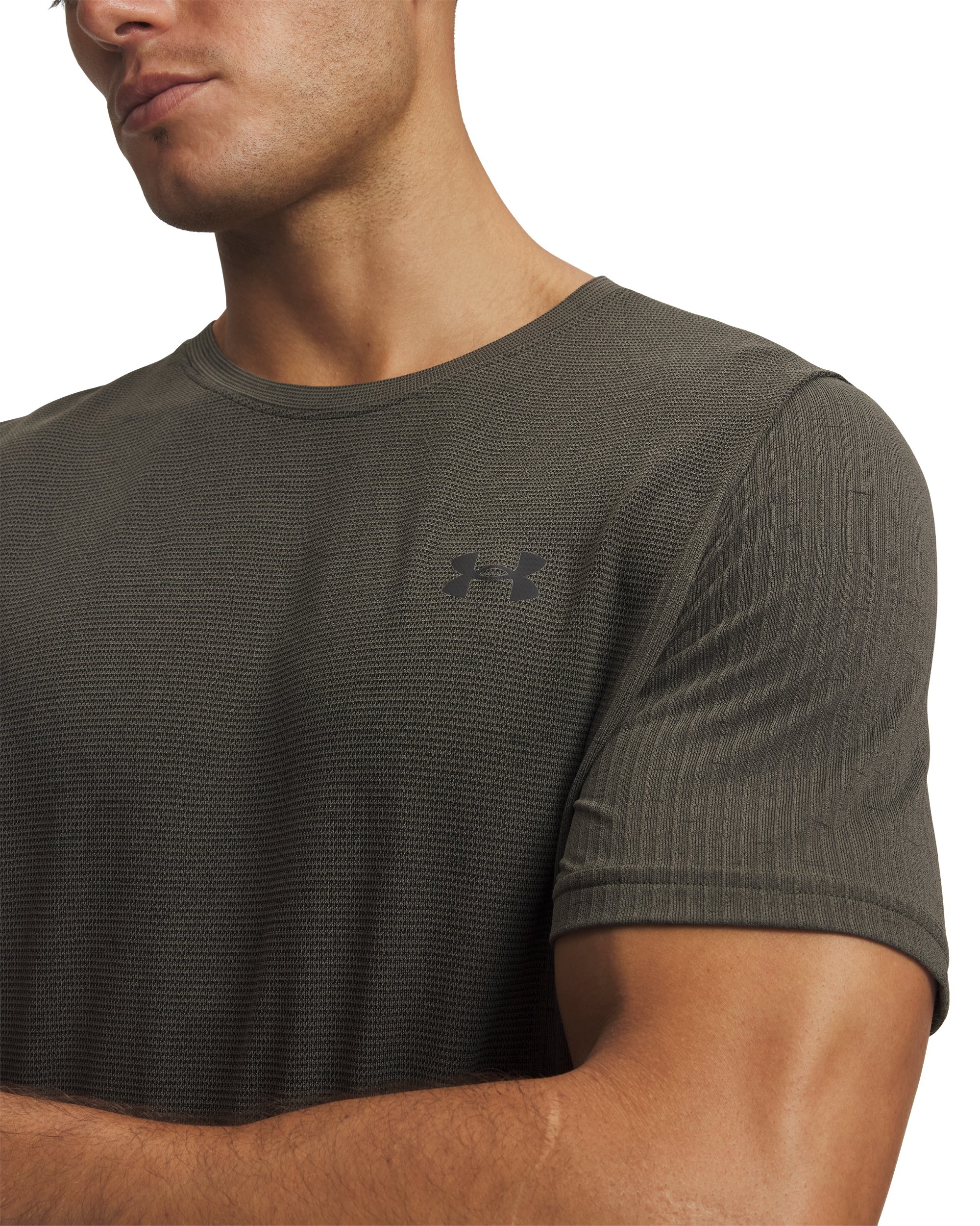 UNDER ARMOUR VANISH SEAMLESS SS MARINE OD GREEN – Bild 3