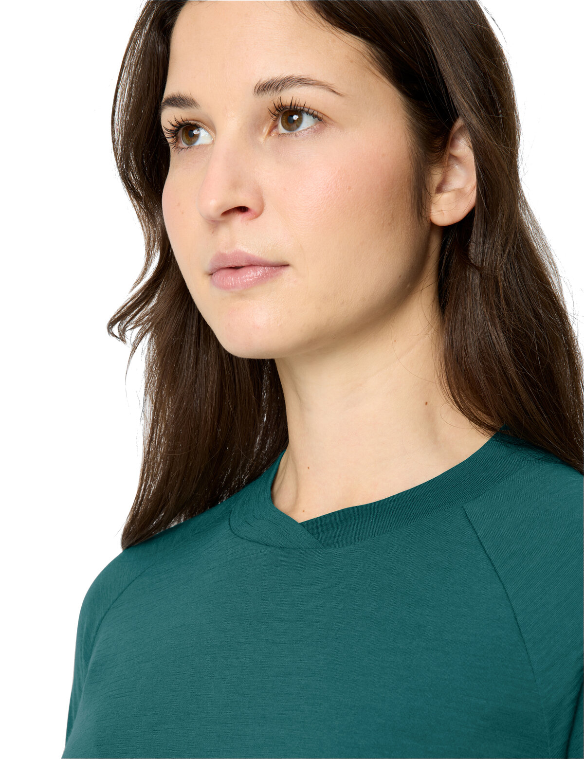 VAUDE Wo Essential Wool LS T-Shirt DARK FJORD GREEN – Bild 5