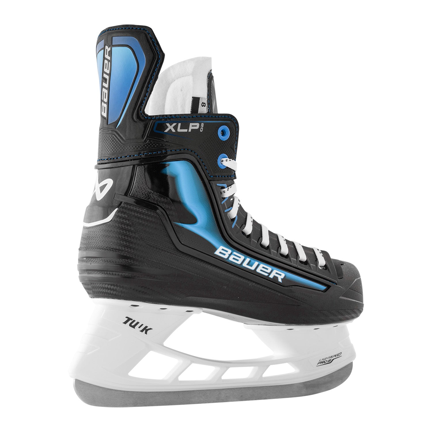 BAUER Ux.-Eishockey-Schuh X-LP 2.0 SKATE-SR BLACK/BLUE/WHITE – Bild 3