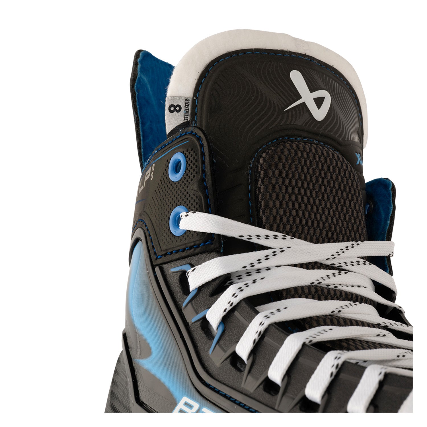 BAUER Ux.-Eishockey-Schuh X-LP 2.0 SKATE-SR BLACK/BLUE/WHITE – Bild 4