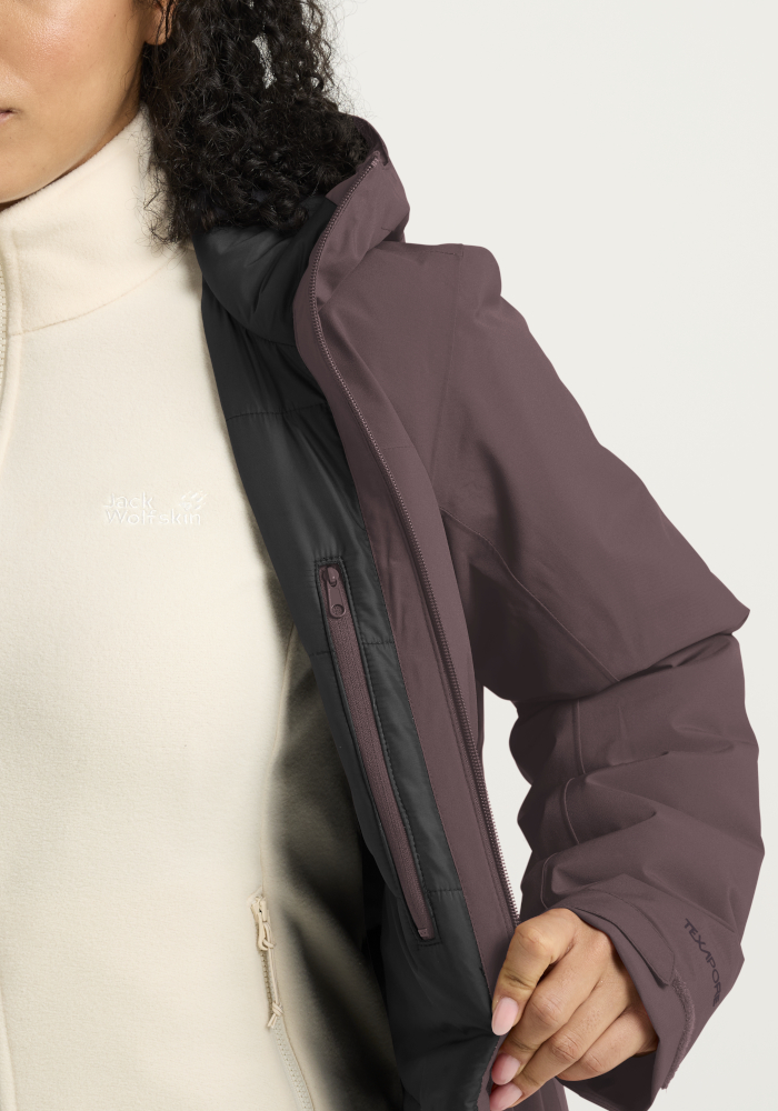 JACK WOLFSKIN HEIDELSTEIN 2 INS JKT W SHEER PLUM – Bild 4