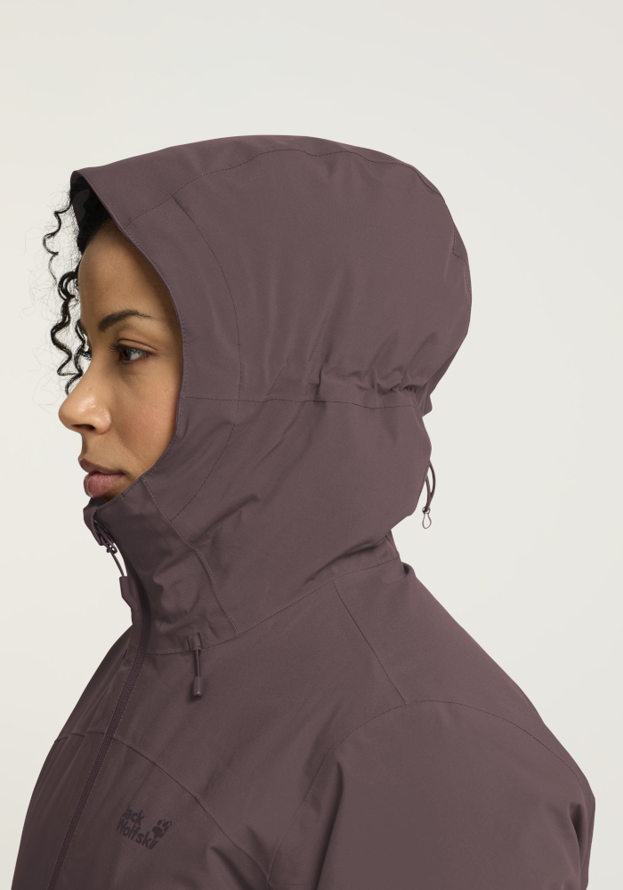 JACK WOLFSKIN HEIDELSTEIN 2 INS JKT W SHEER PLUM – Bild 5