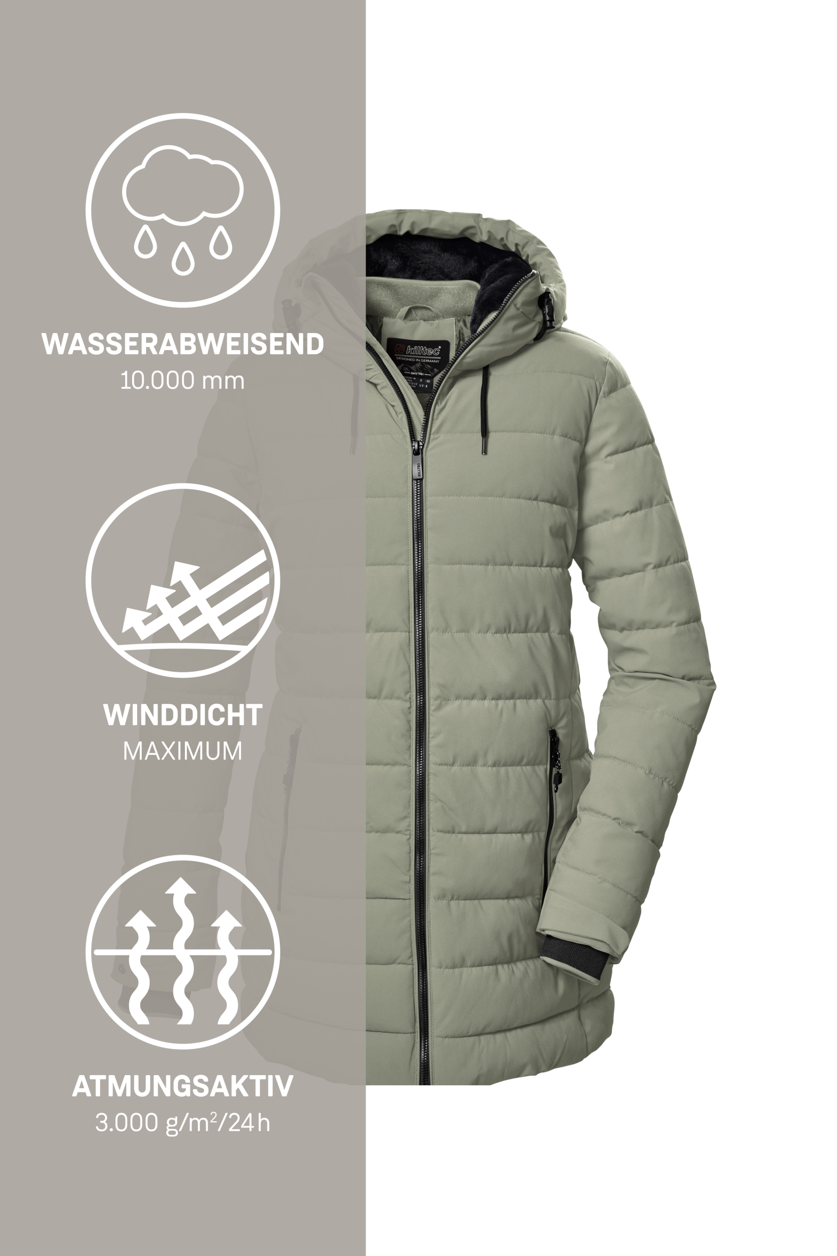 KILLTEC KOW 55 WMN QLTD PRK DARK SEA FOAM – Bild 7