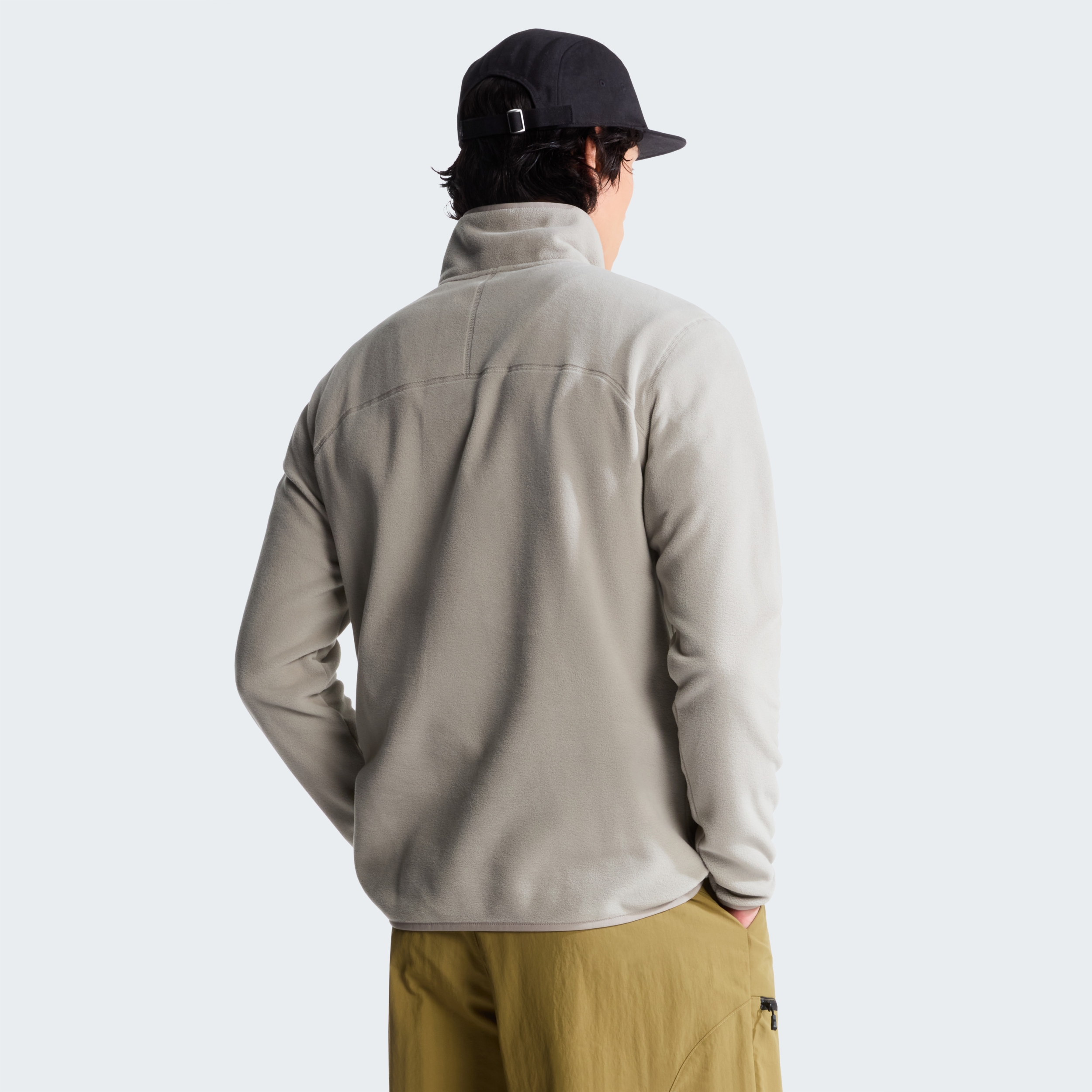 THE NORTH FACE M GLACIER 1/4 ZIP - EMBROIDERED LOGO STONE SLAB – Bild 6