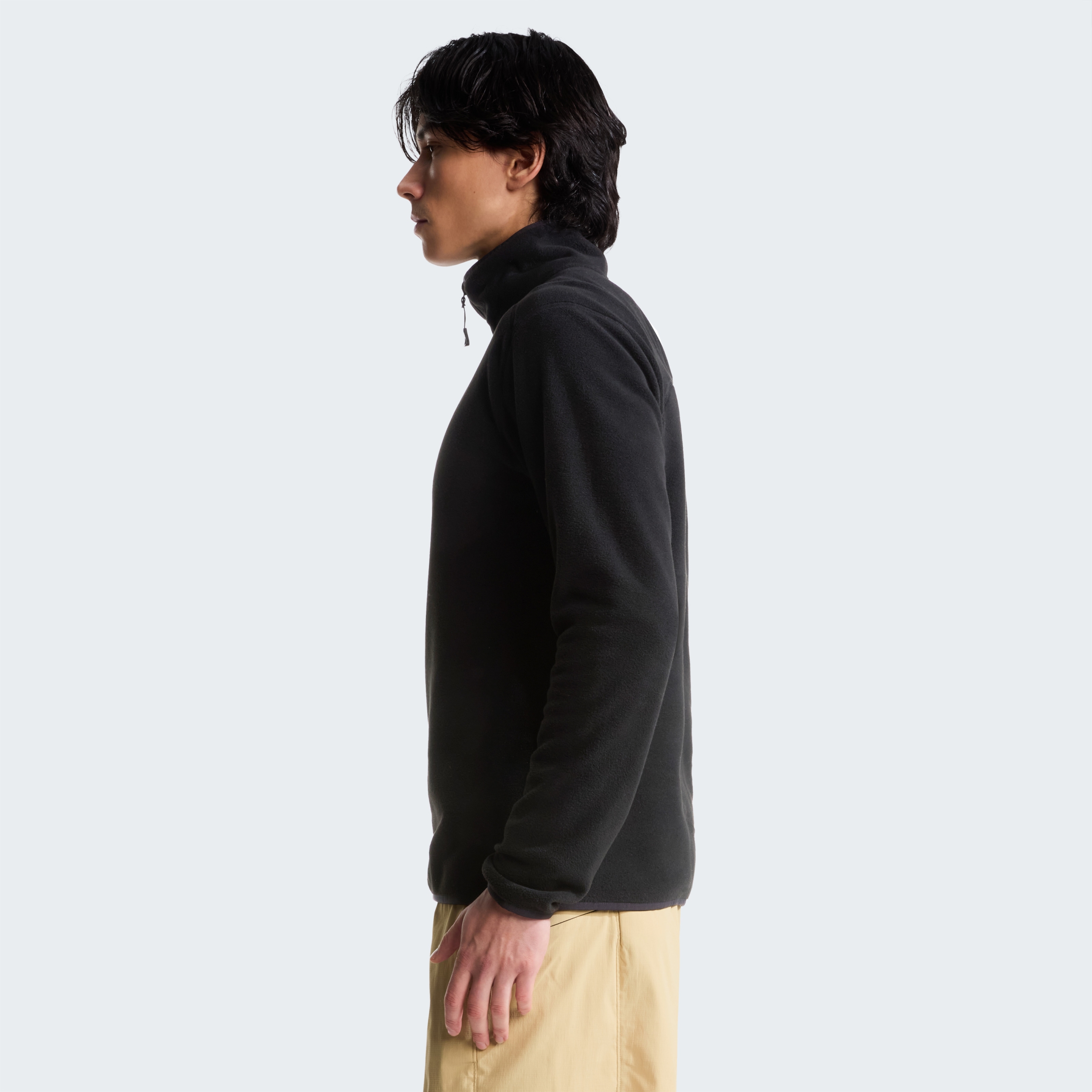THE NORTH FACE M GLACIER 1/4 ZIP - EMBROIDERED LOGO TNF BLACK – Bild 5