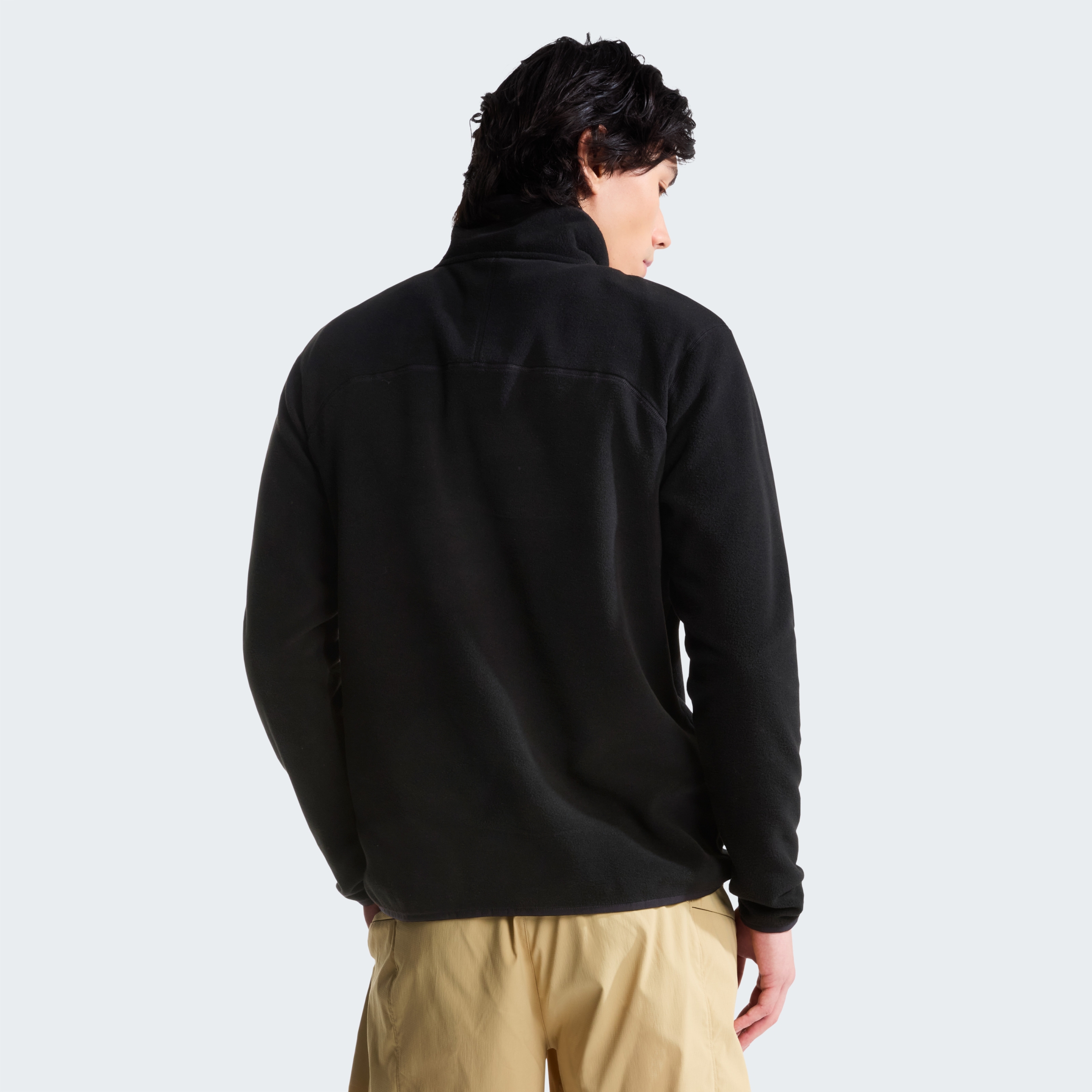 THE NORTH FACE M GLACIER 1/4 ZIP - EMBROIDERED LOGO TNF BLACK – Bild 6